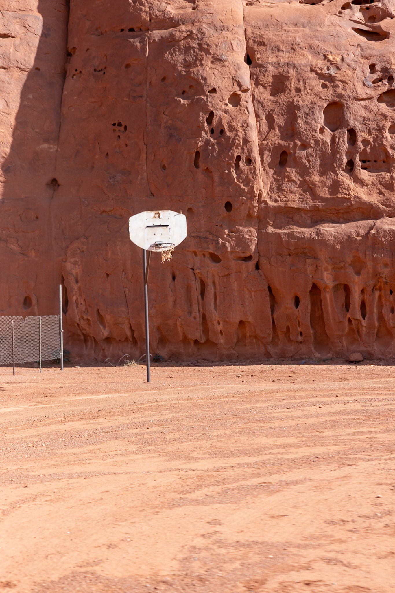 Monument Valley basketball court