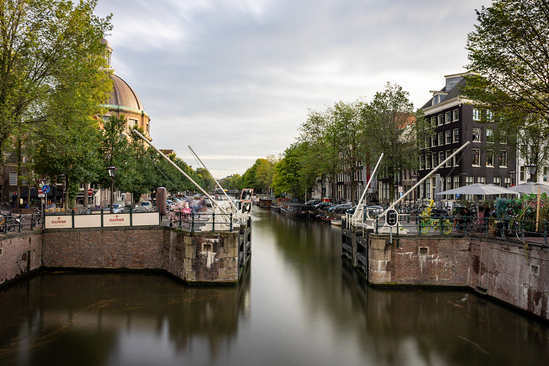 Long exposure canal view