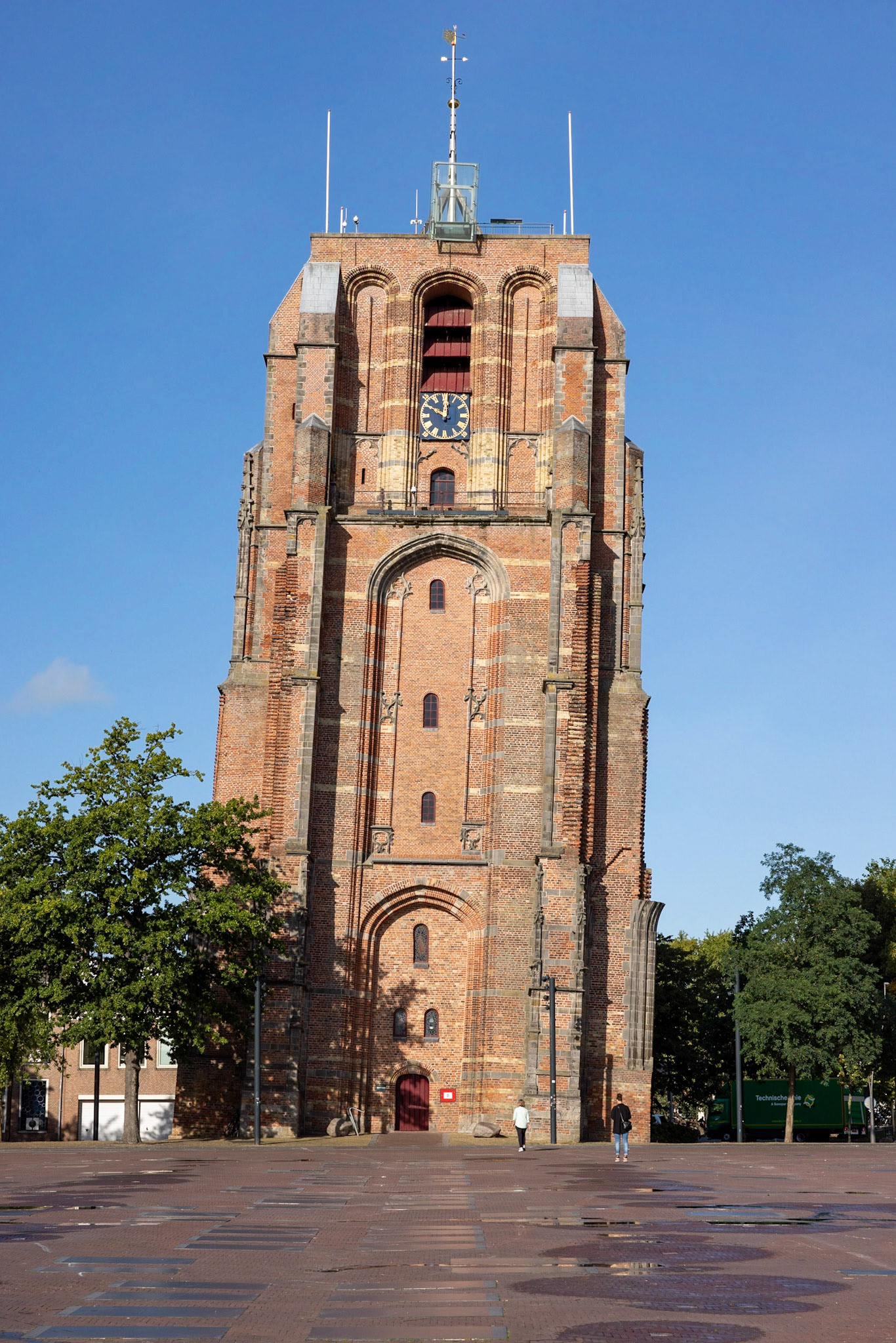 the leaning tower of the city of Leeuwarden Oldehove