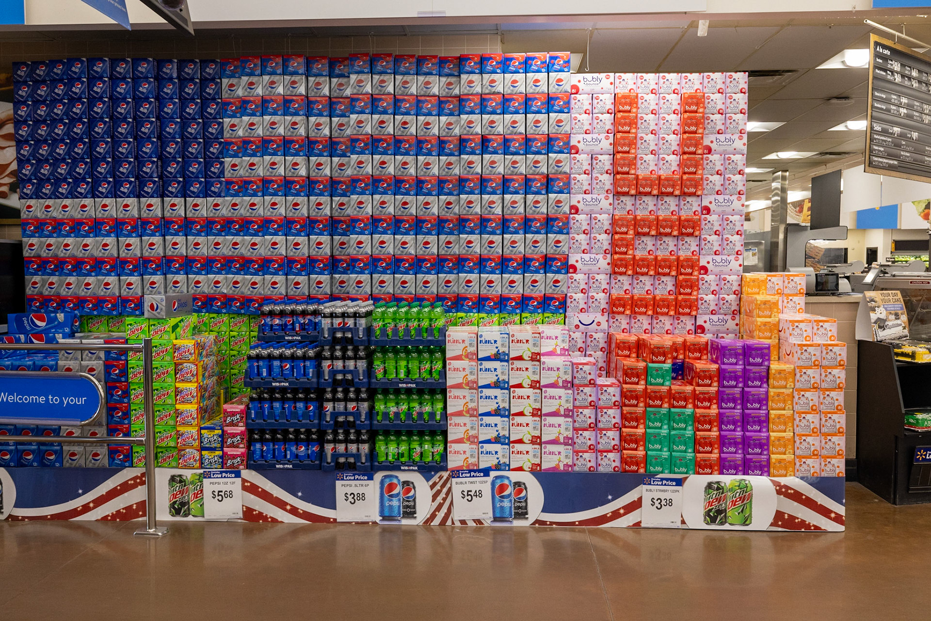 USA - Shopping Walmart drinks