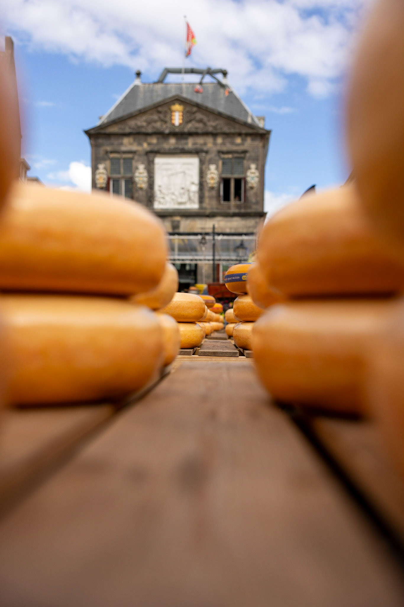 every year in Gauda there is the town festival which is all about cheese