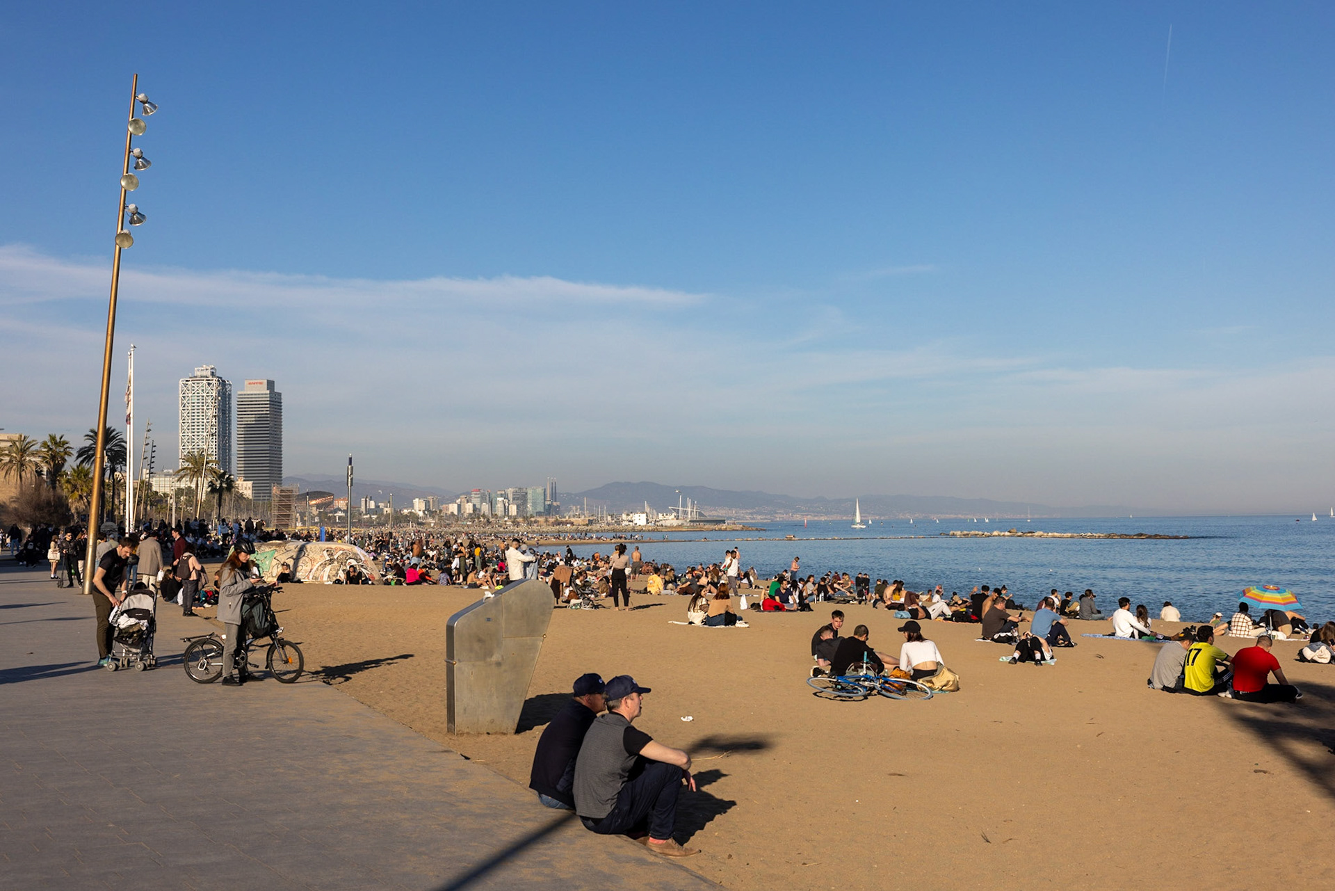 beach of Barcelona