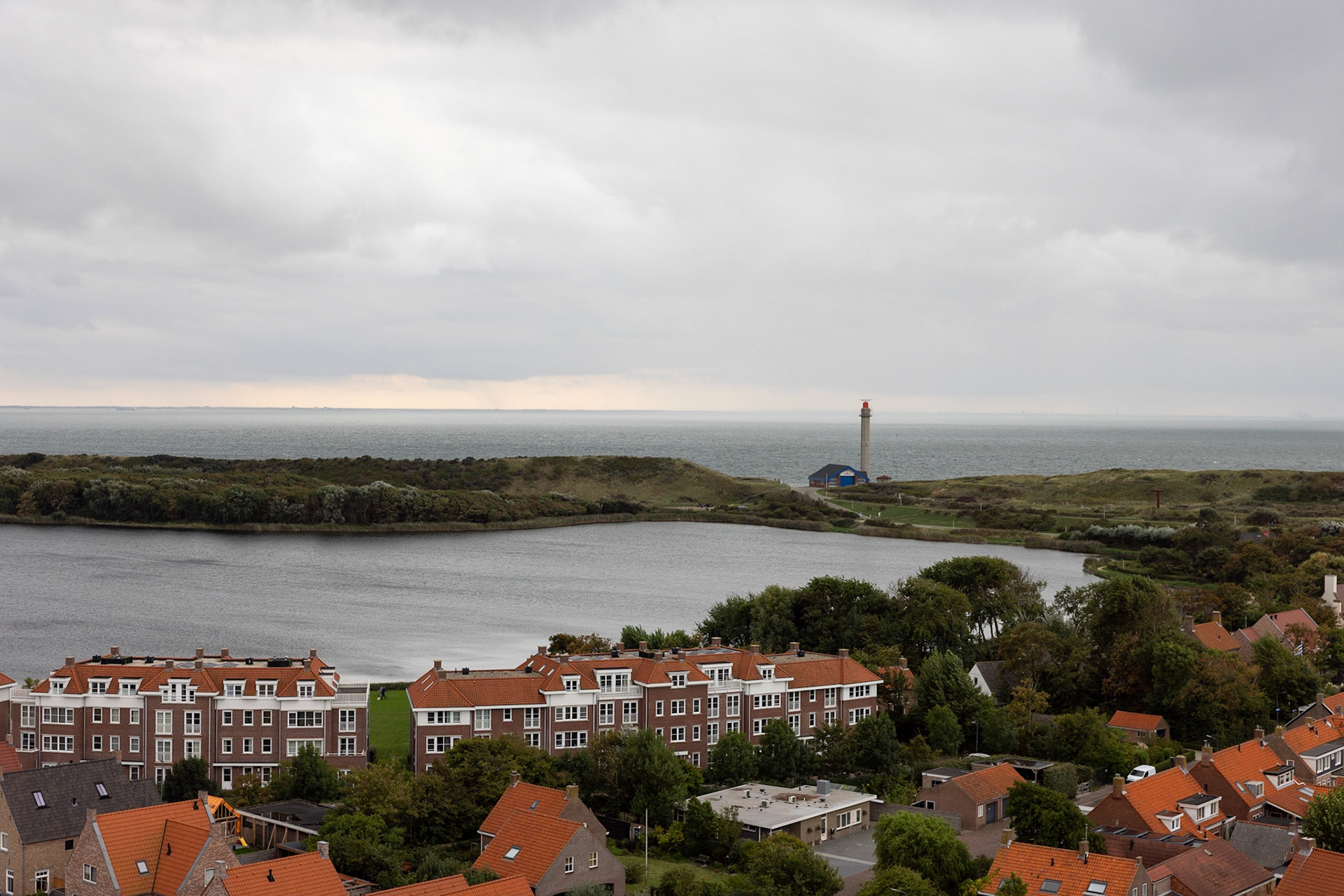 view of the sea from a lighthouse