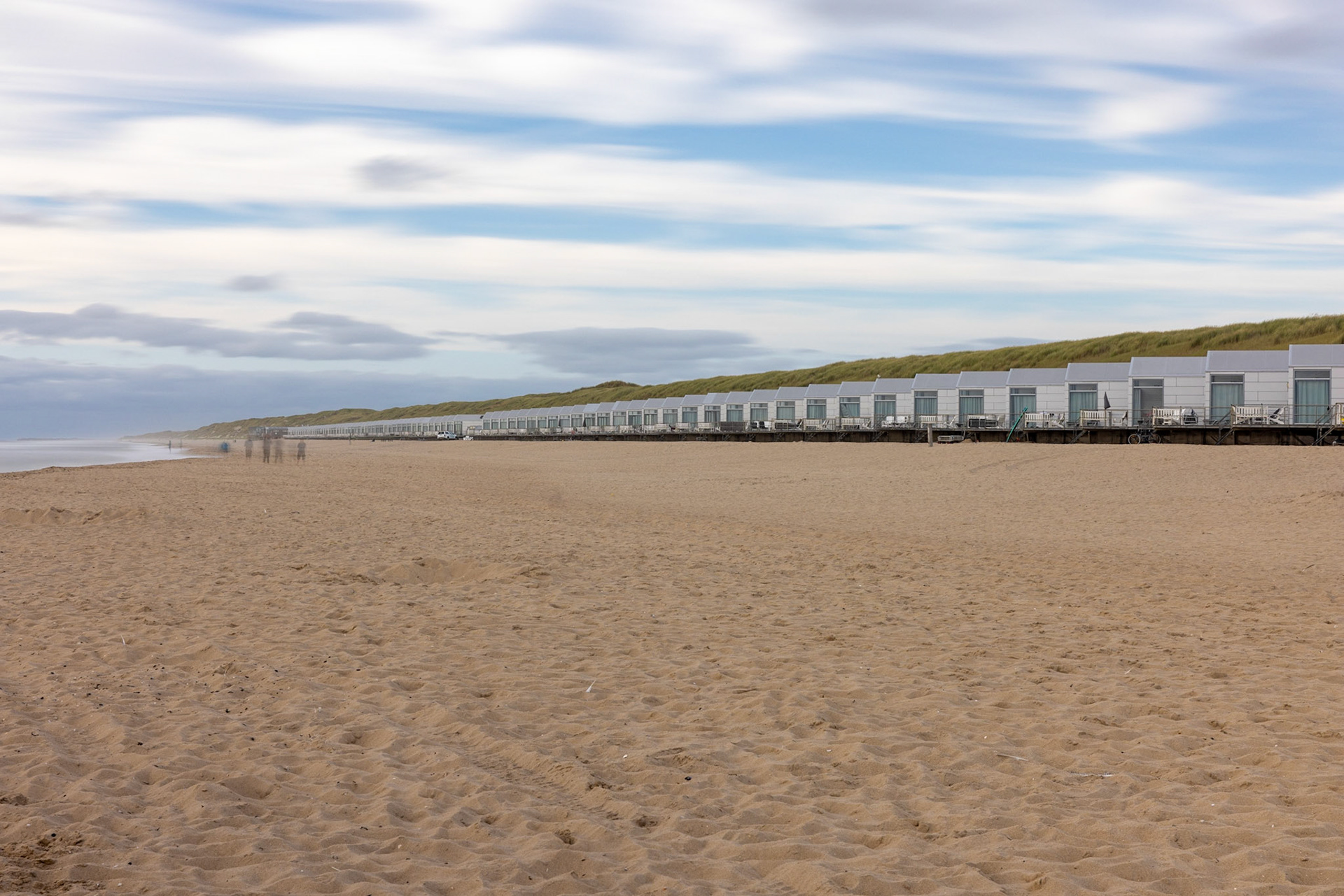 the beach hotel offers a great view of the beach and the sea.