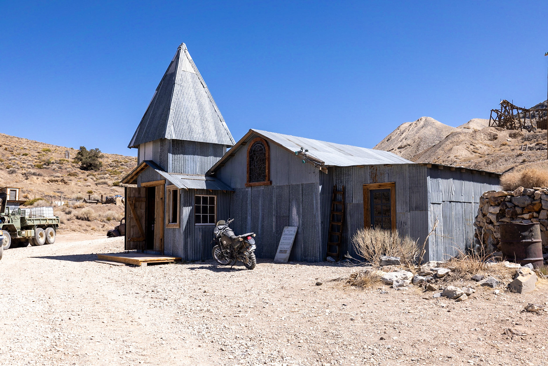 Cerro Gordo Ghost Town Chruch