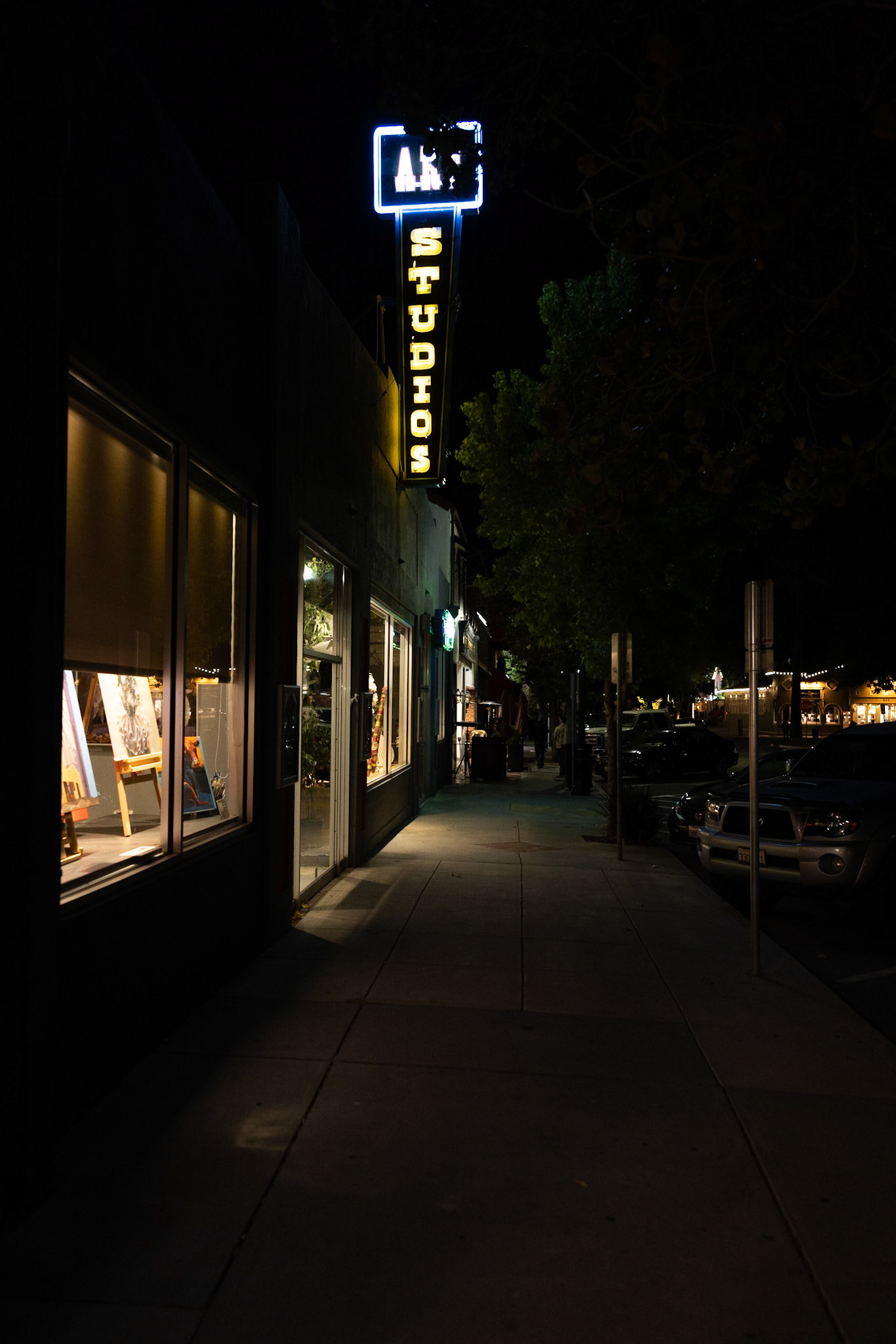 Paso Robles at night