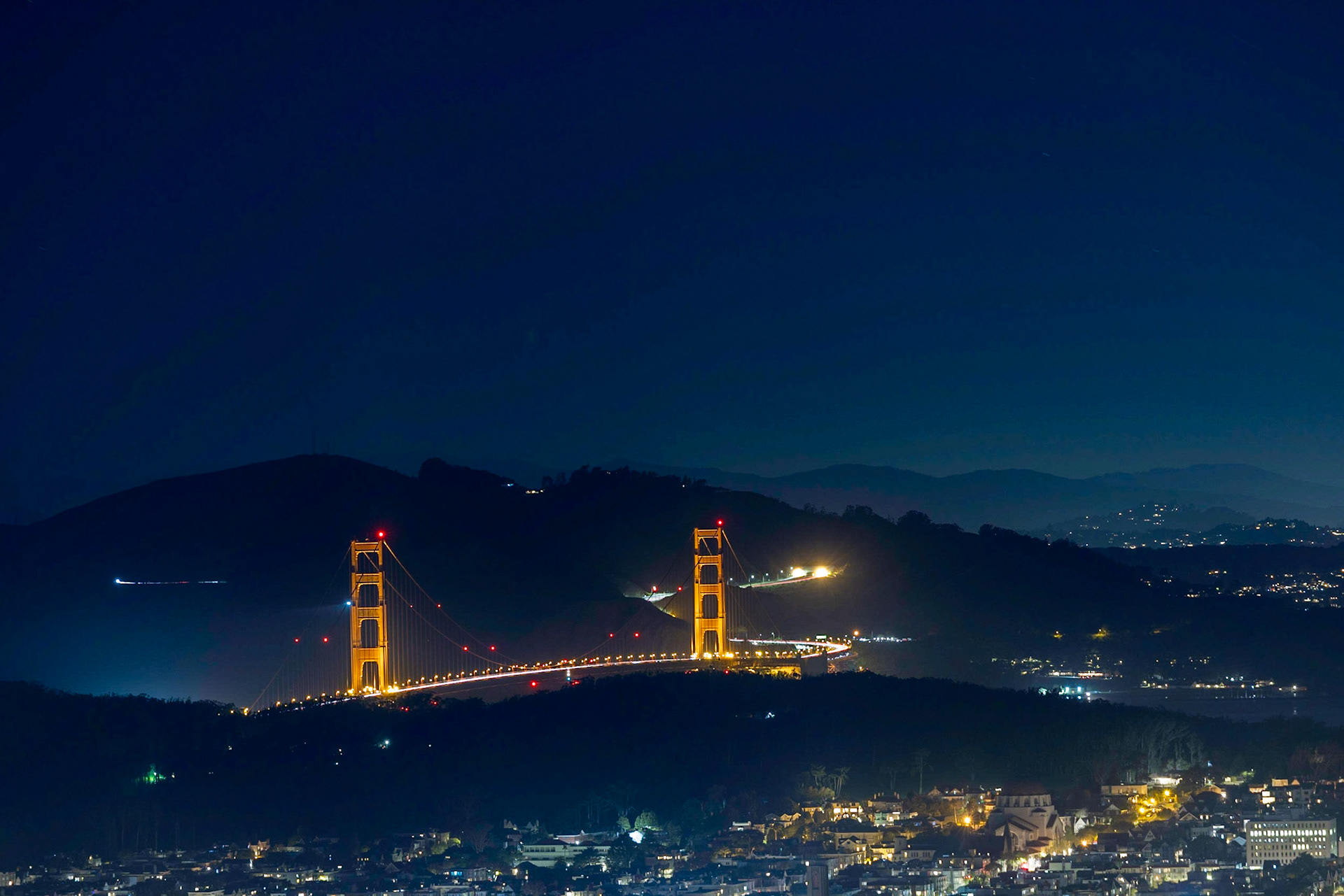 San Francisco  Golden Gate Bridge night