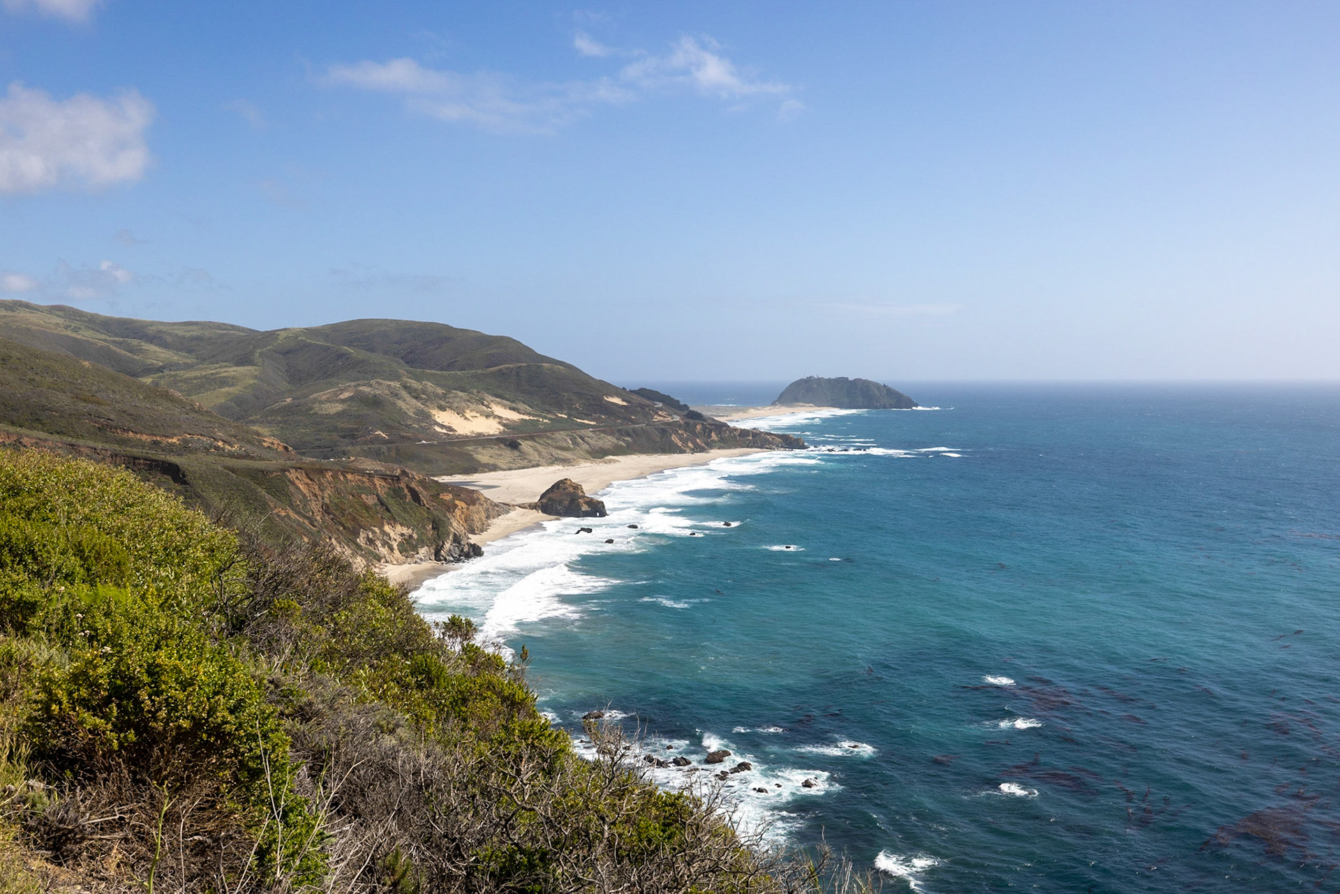 on the west coast and the route 1 running next to it you will find breathtaking coasts