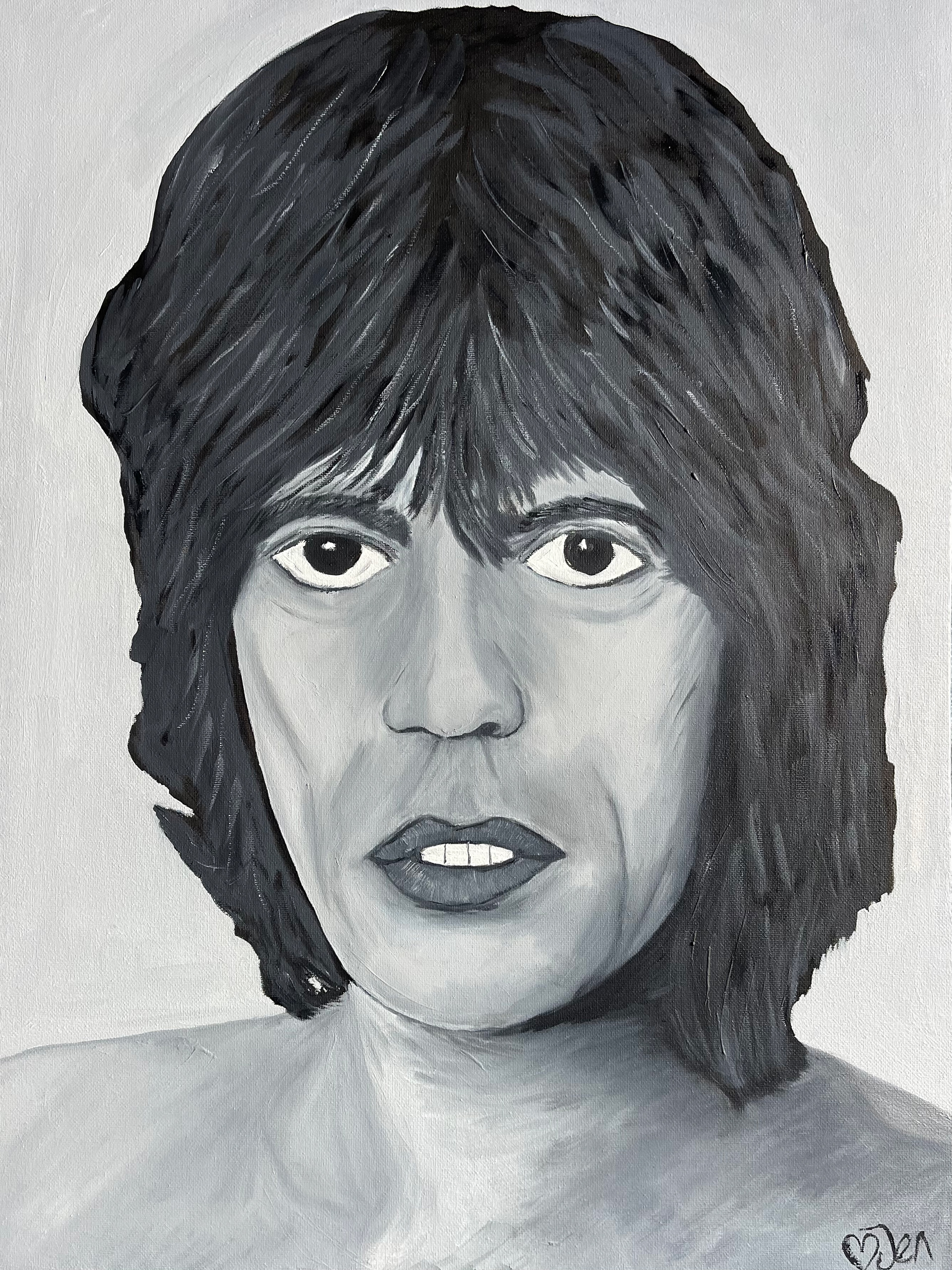 Mick - oil on canvas