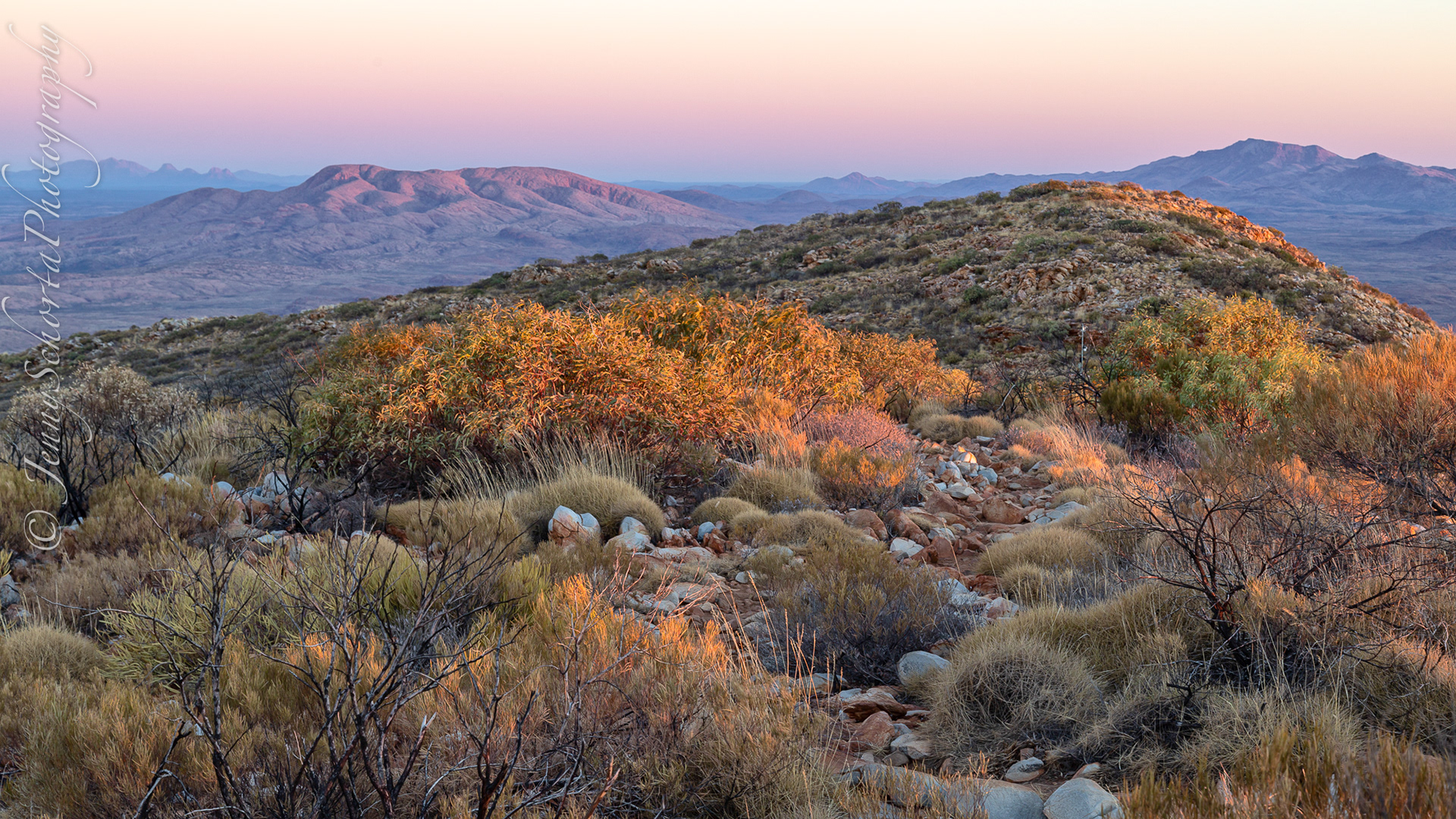 Sunrise on Mt Sonder