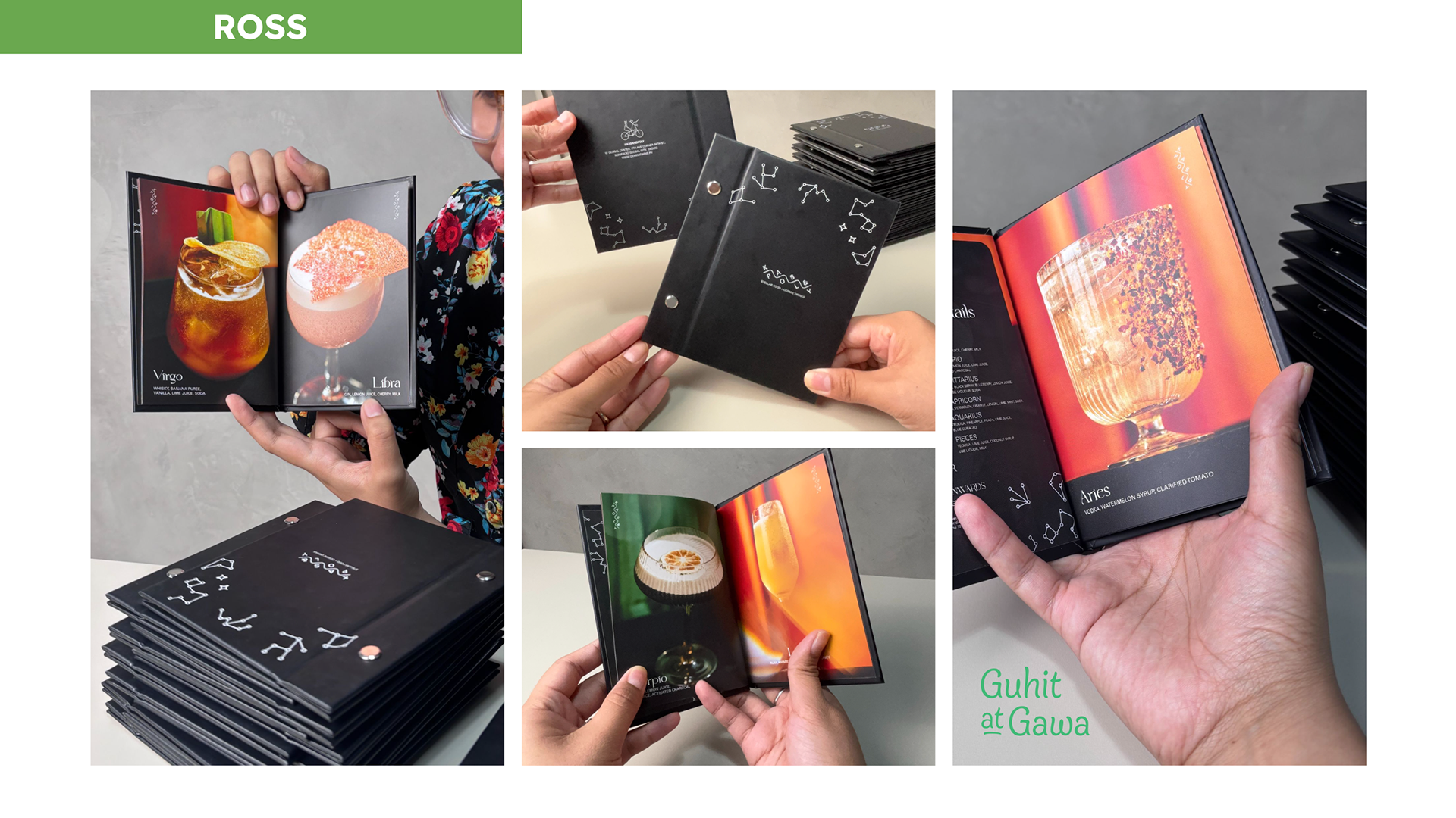 Kas & Poly | Hardbound Ross Menu - mini