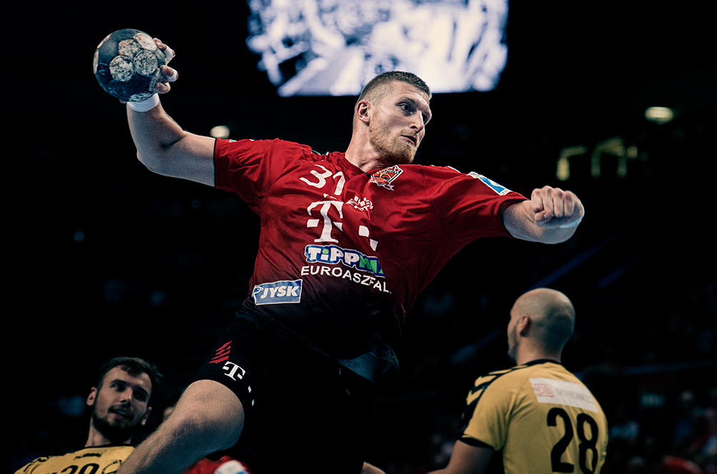 Blaz Blagotinsek SEHA cup winner, Telekom Veszprém.©ZM