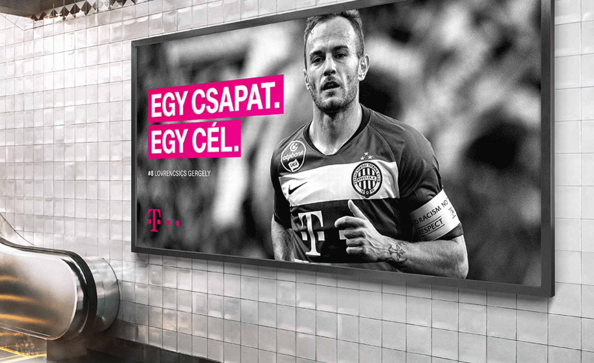 Telekom sport "1 team 1 goal" poster. Photo ©ZM