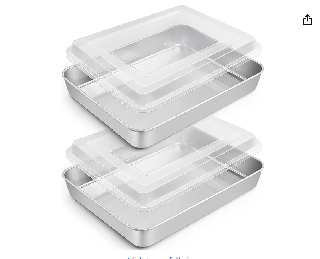 Stainless Steel Casserole pans with lids