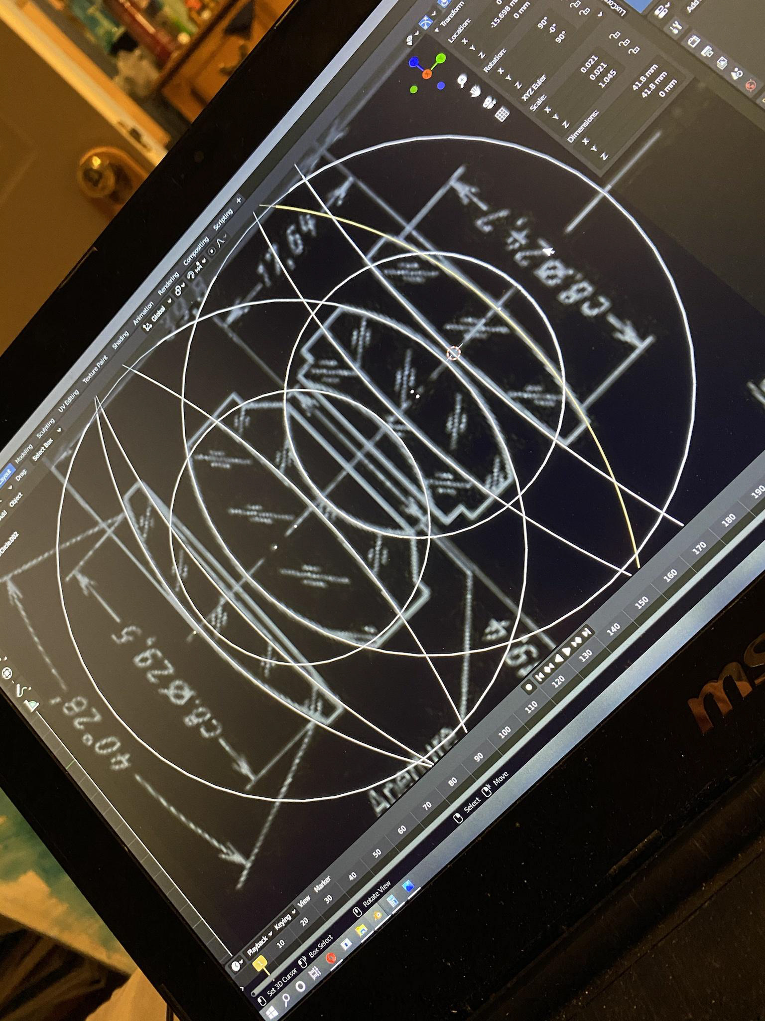 plotting lens elements