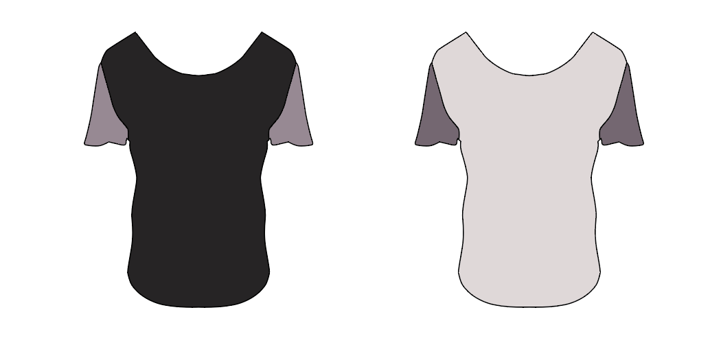 Block Sleeve Shirts
