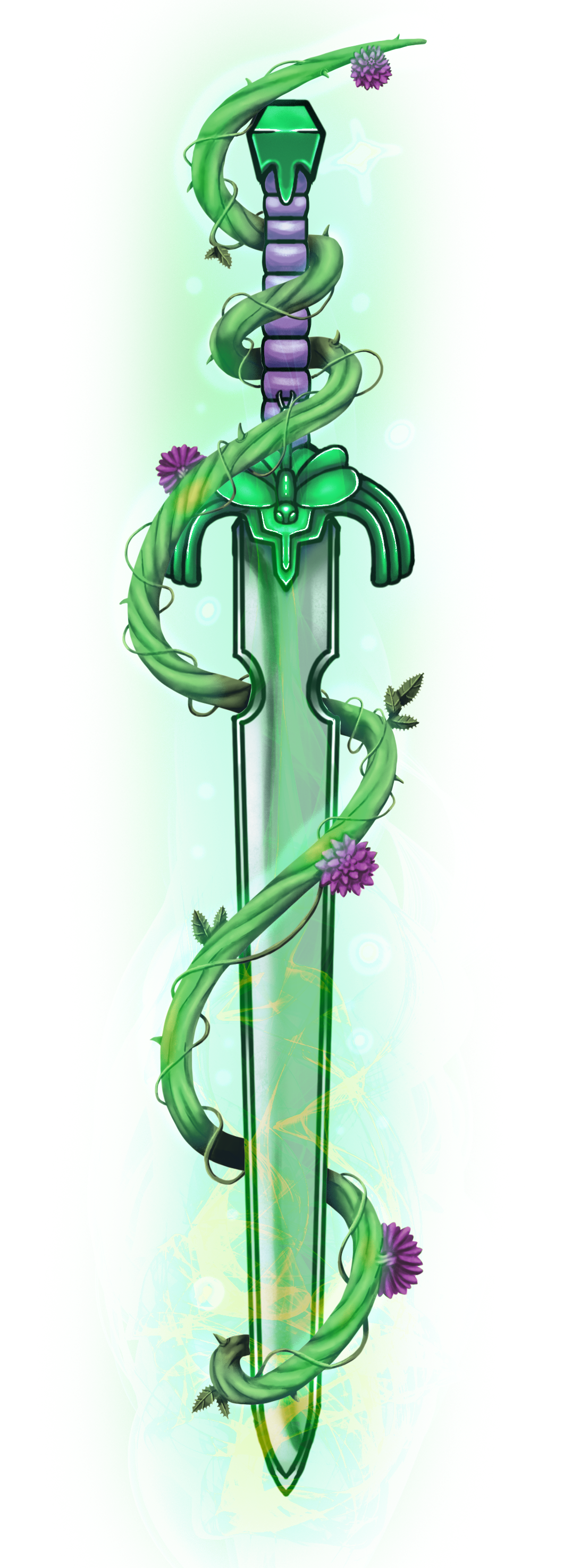 Grass powered Sword
