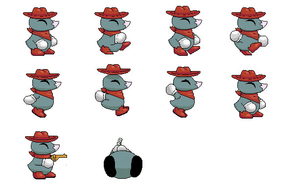 Texas Red Sprite Sheet