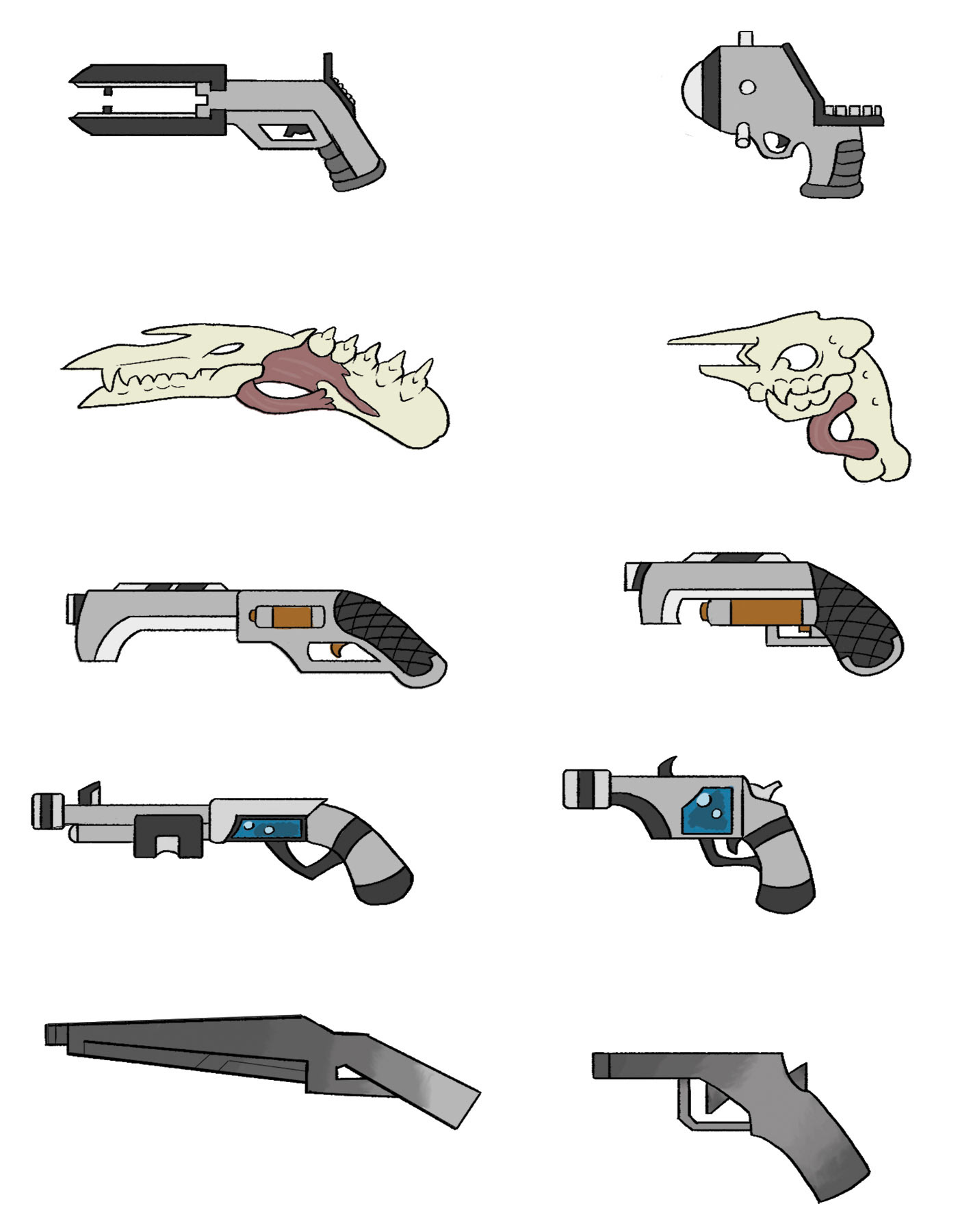 Guns for Sci-fi project 2 