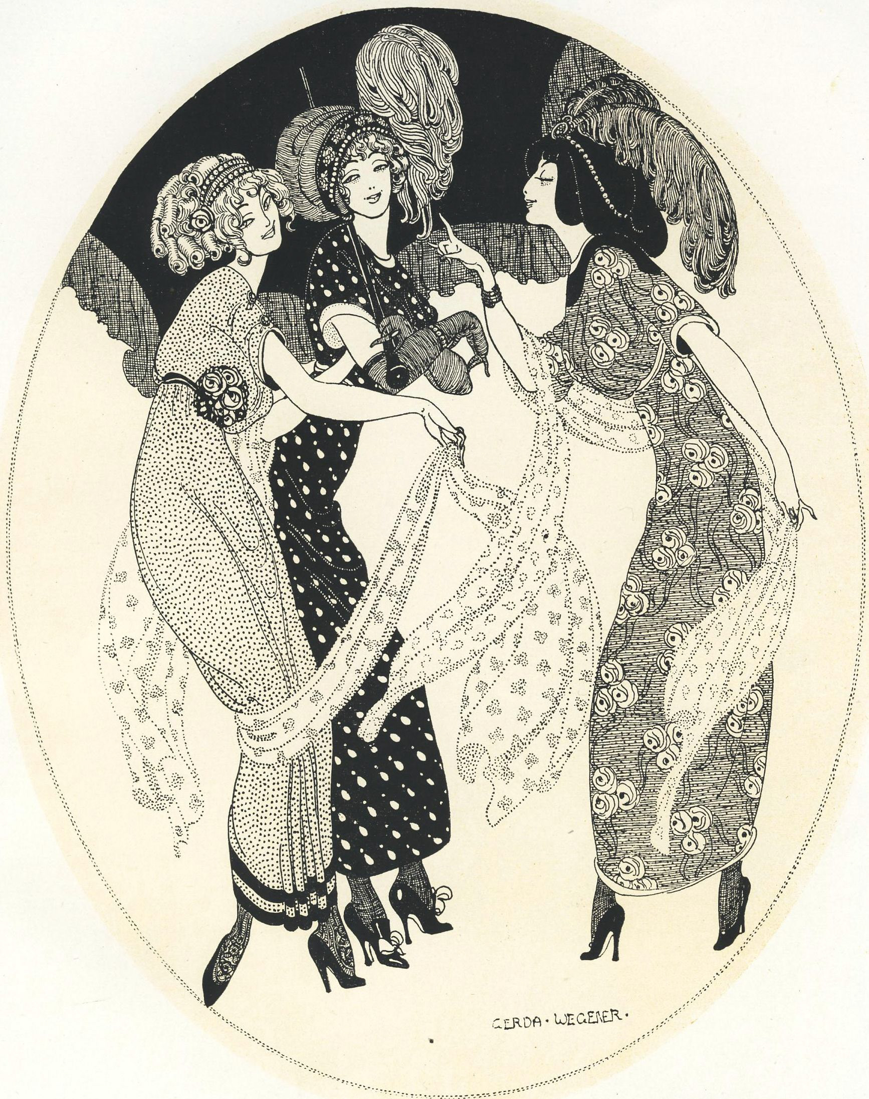 The Three Graces by Gerda Wegener