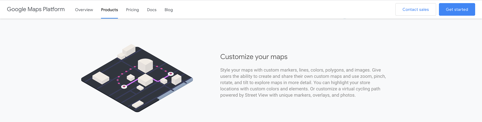 Image showing google maps api