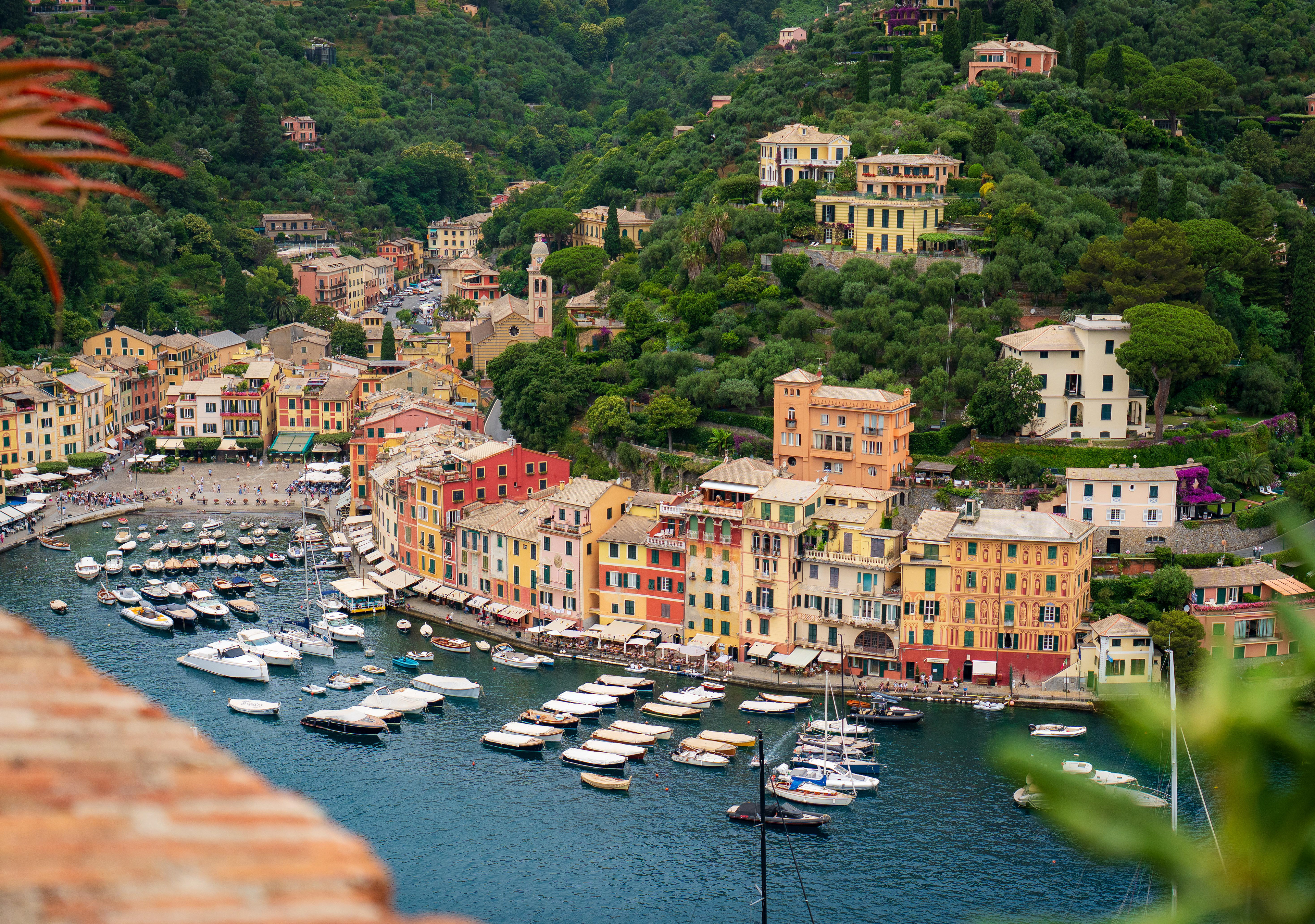 Portofino from above