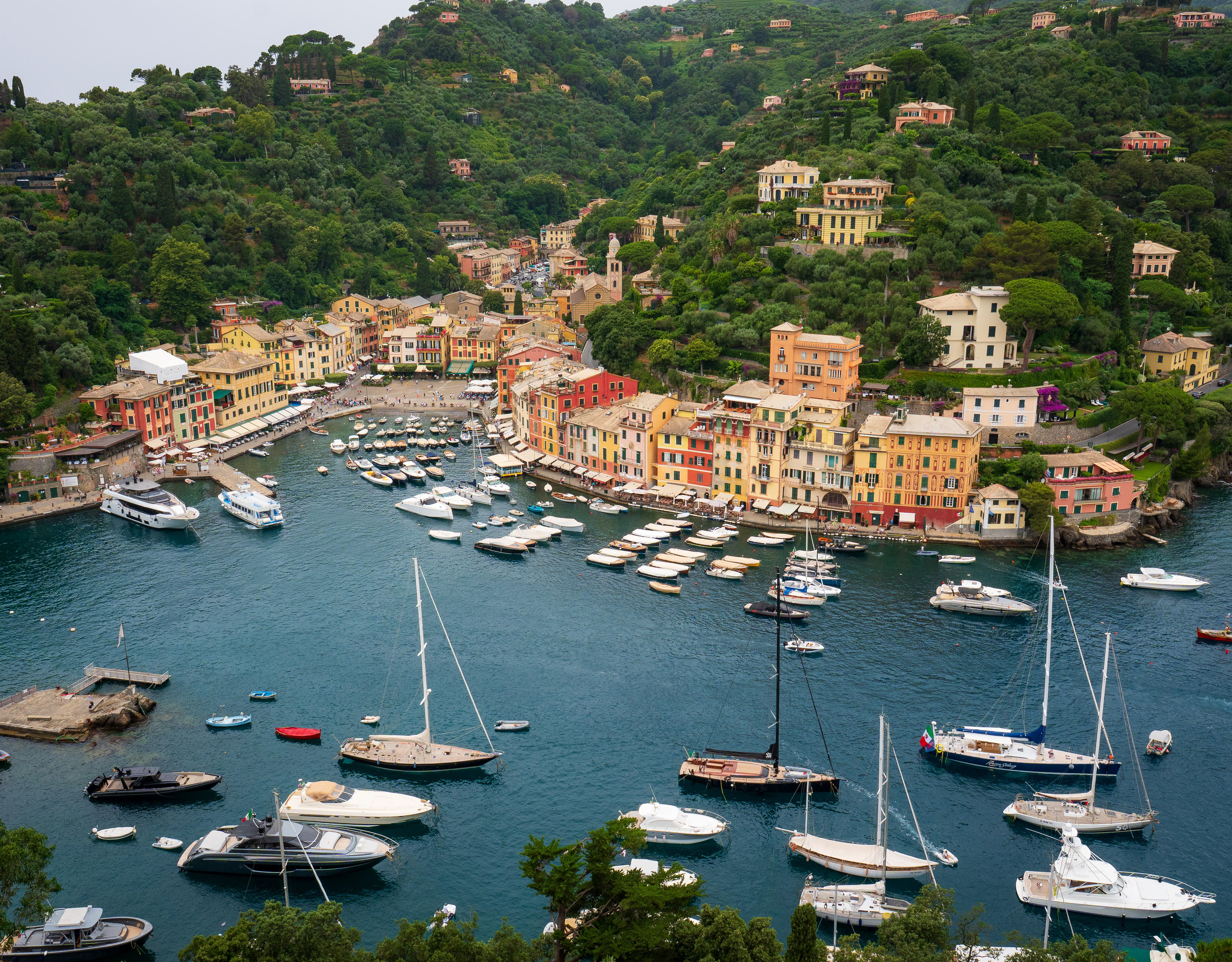 Portofino from above