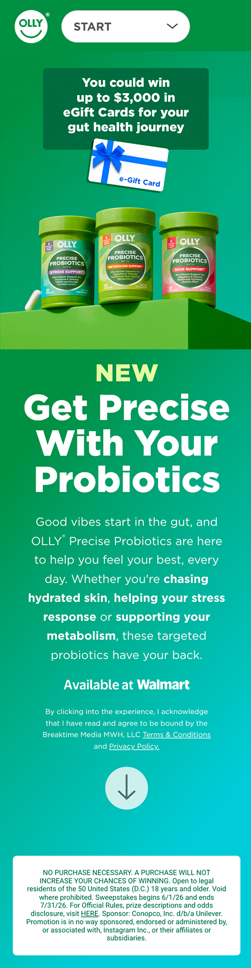Landing Page on Mobile