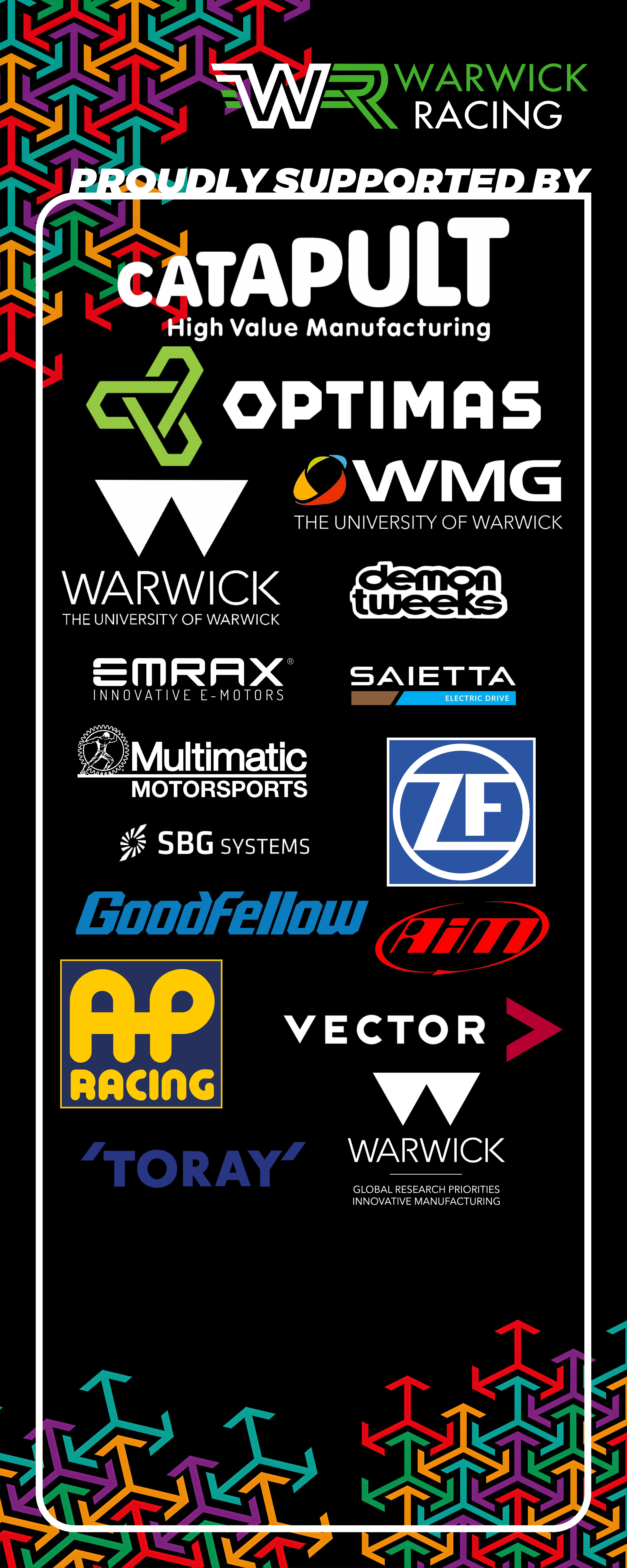 Sponsor Banner Printed for Events and Competition