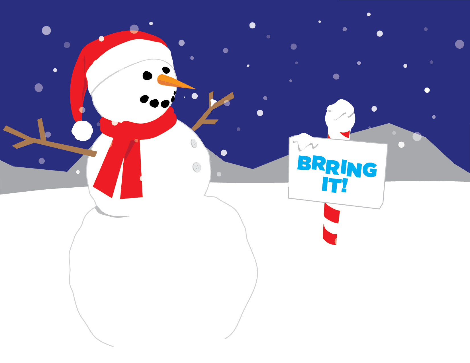 JCP Holiday Gift Card Digital Illustration, Design & Copywriting