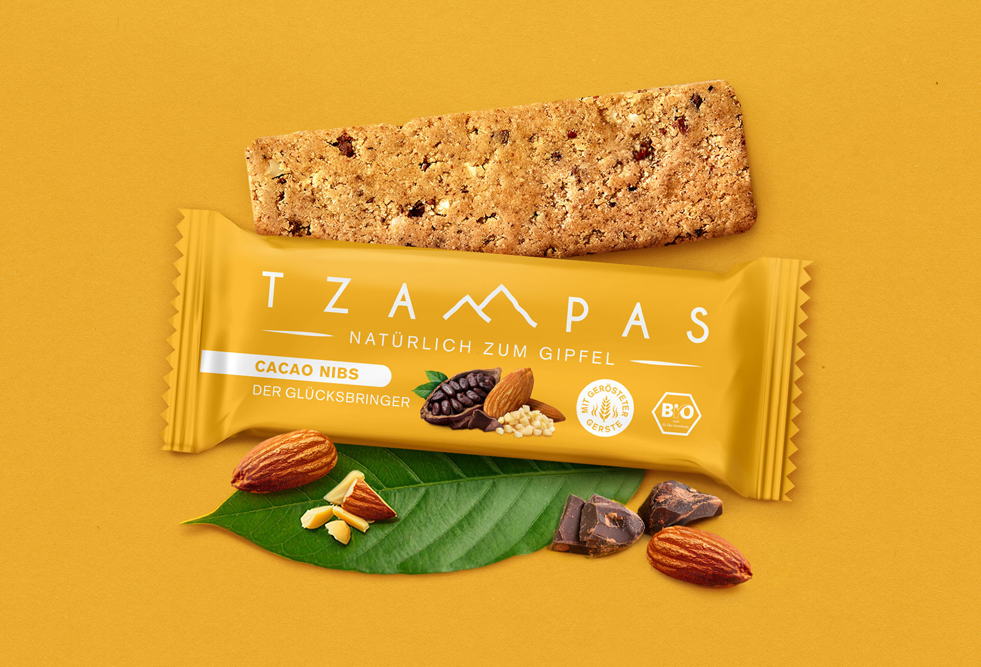 Packaging Design relaunch TZAMPAS Food composing tasty