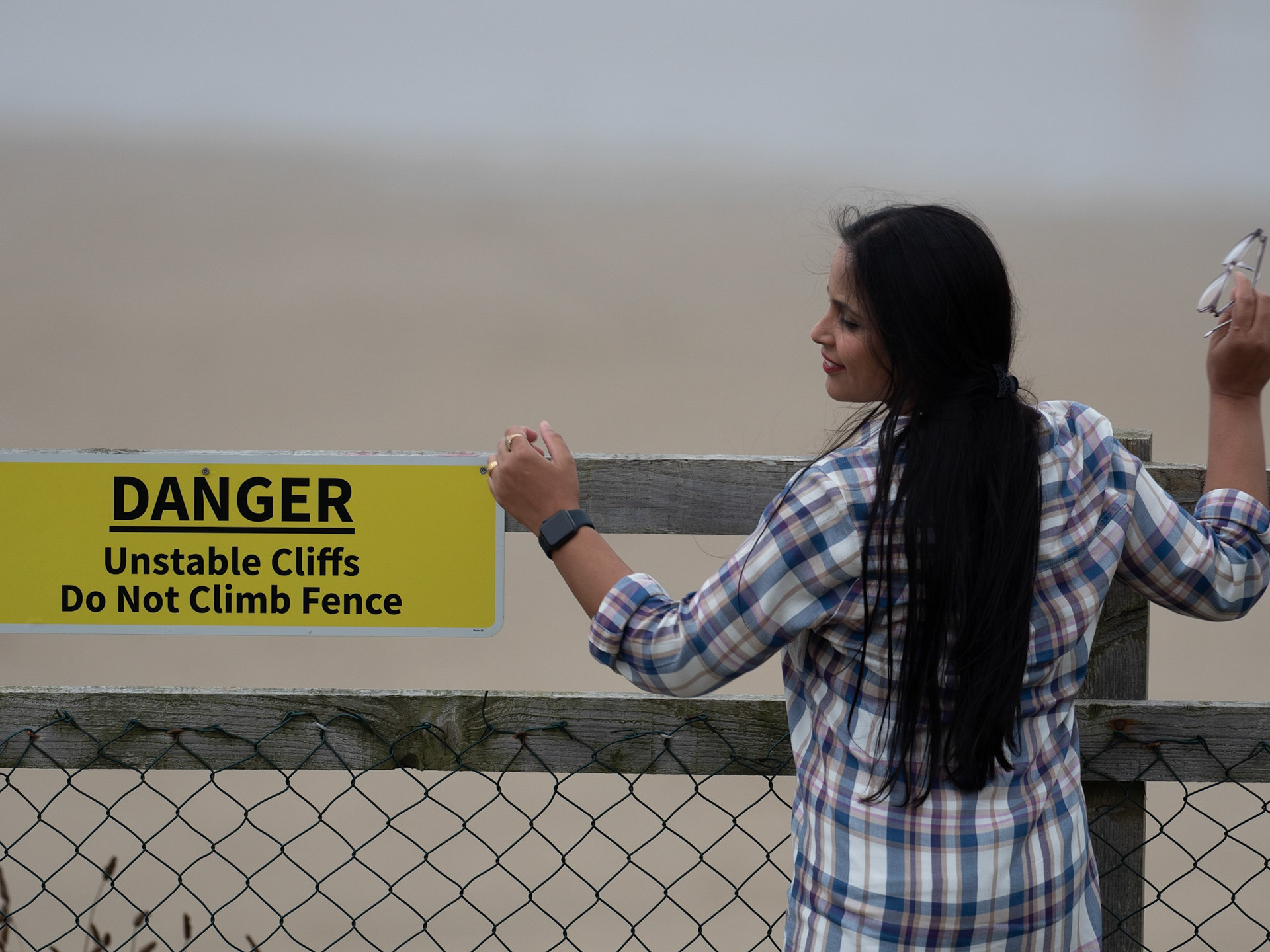 Danger Unstable Cliffs