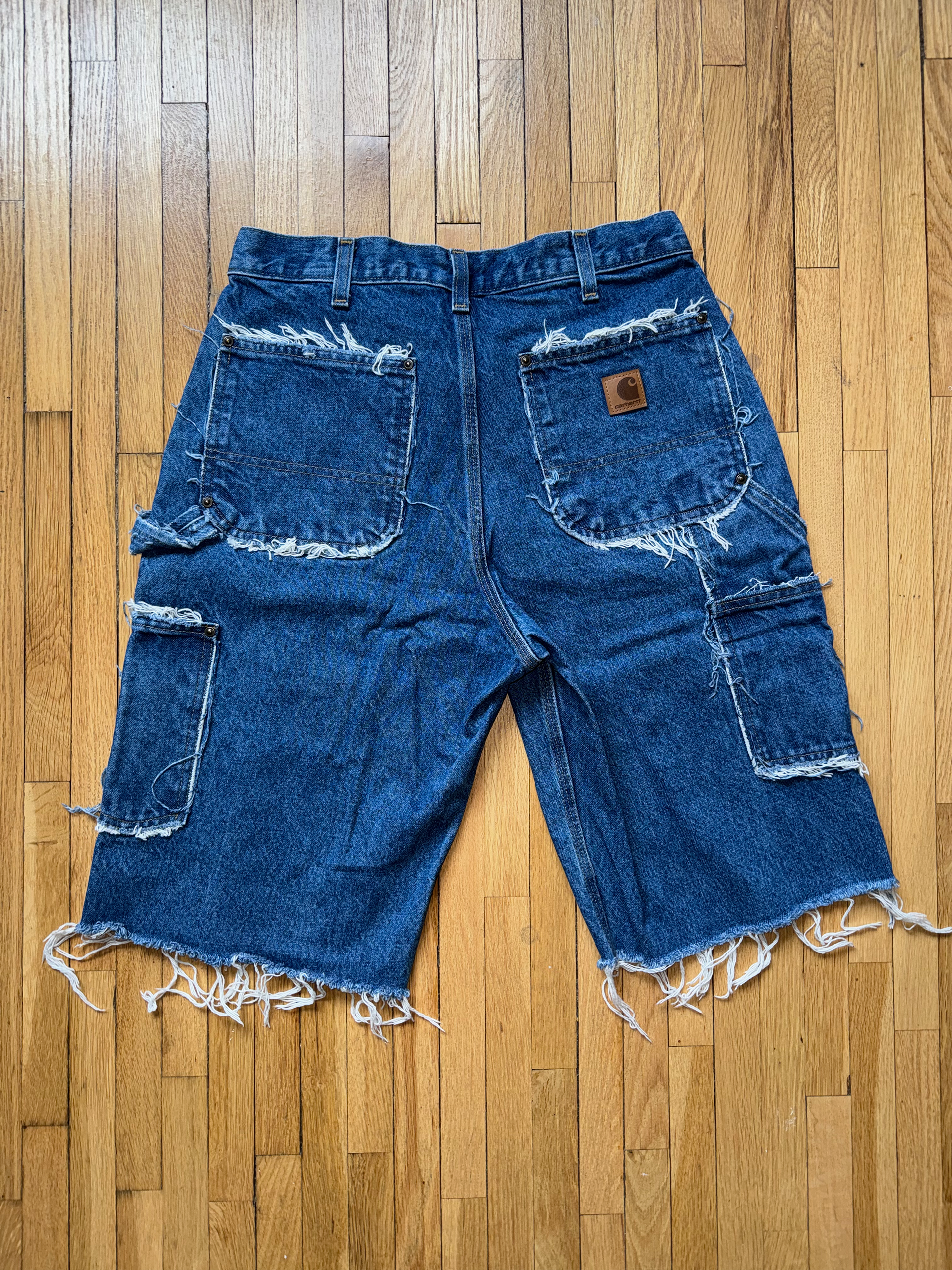 Distressed Carhartt Jorts