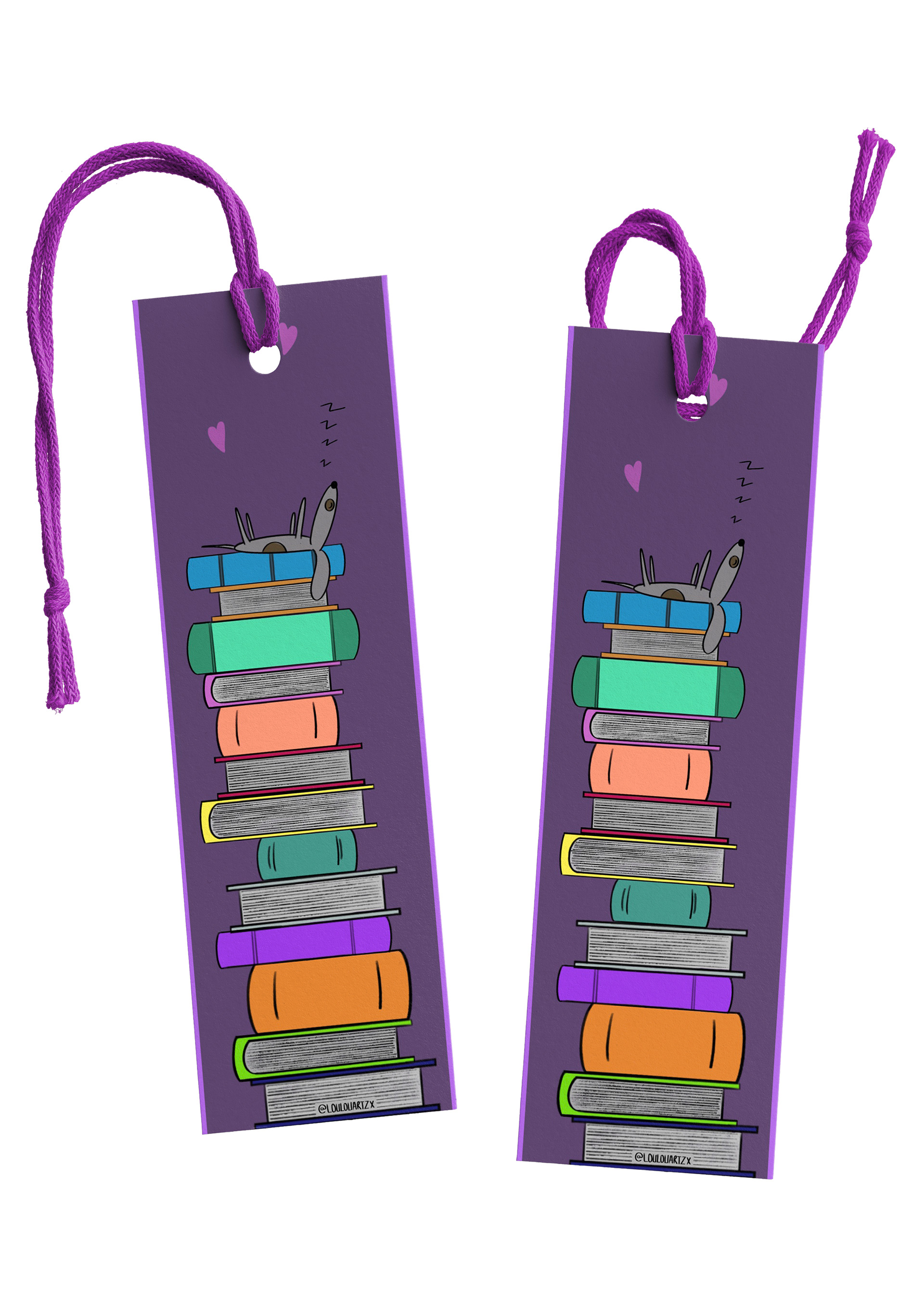'Sleeping Dog' - Campaign Material -Bookmark - Medium: Procreate