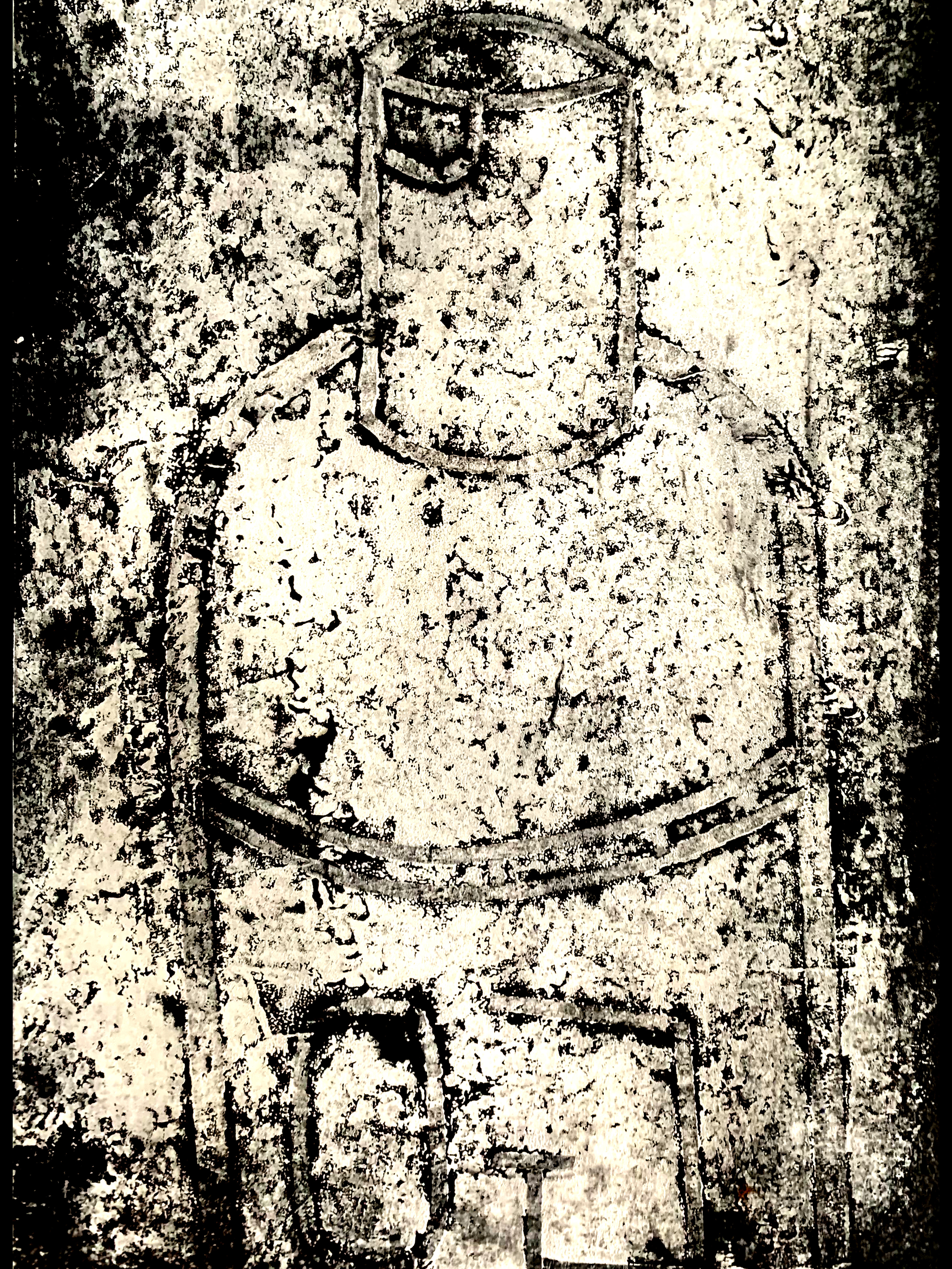 'Sanitize' - Medium: Mono print & transfer