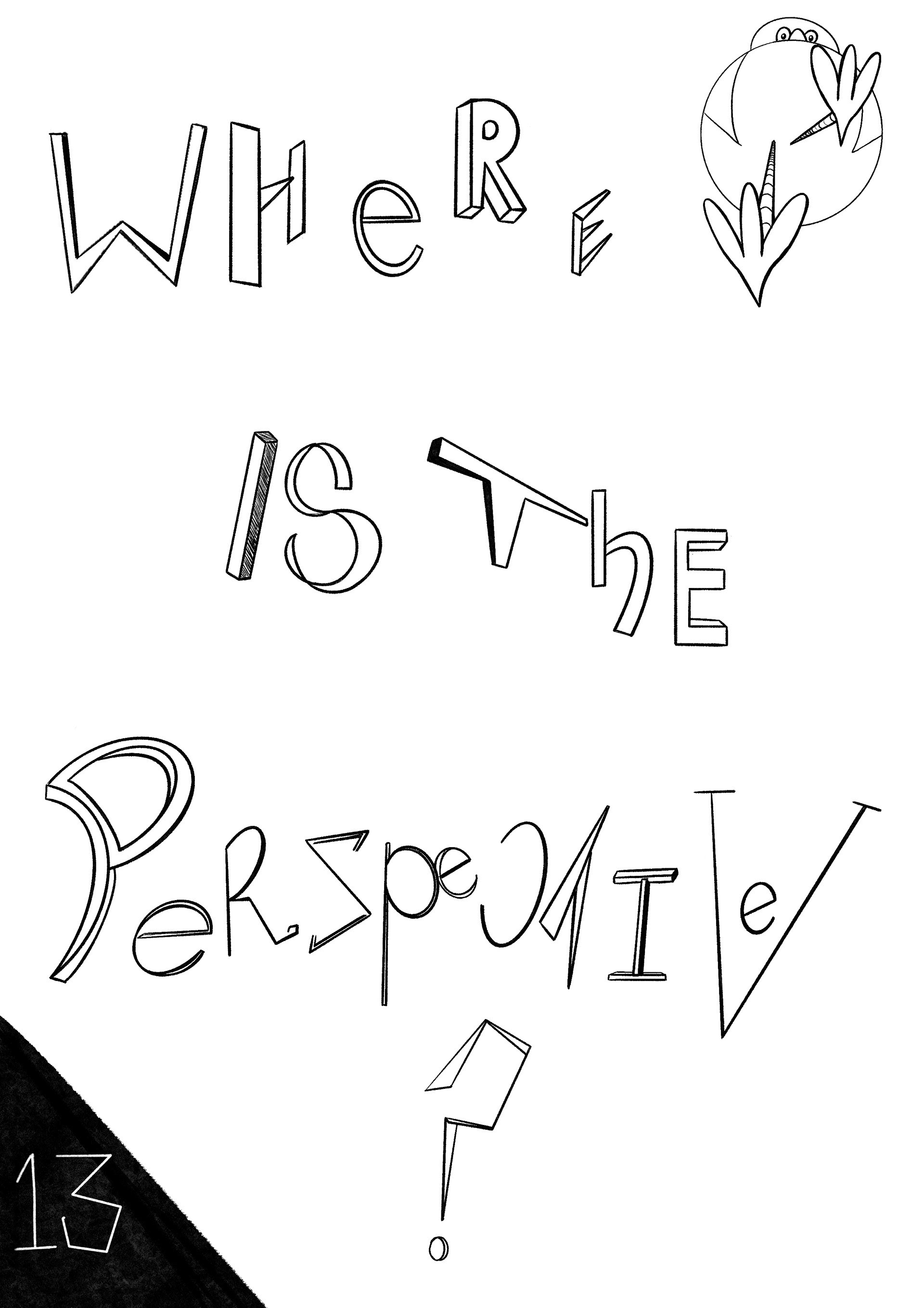 'Where is the Perspective?' - Medium: Procreate
