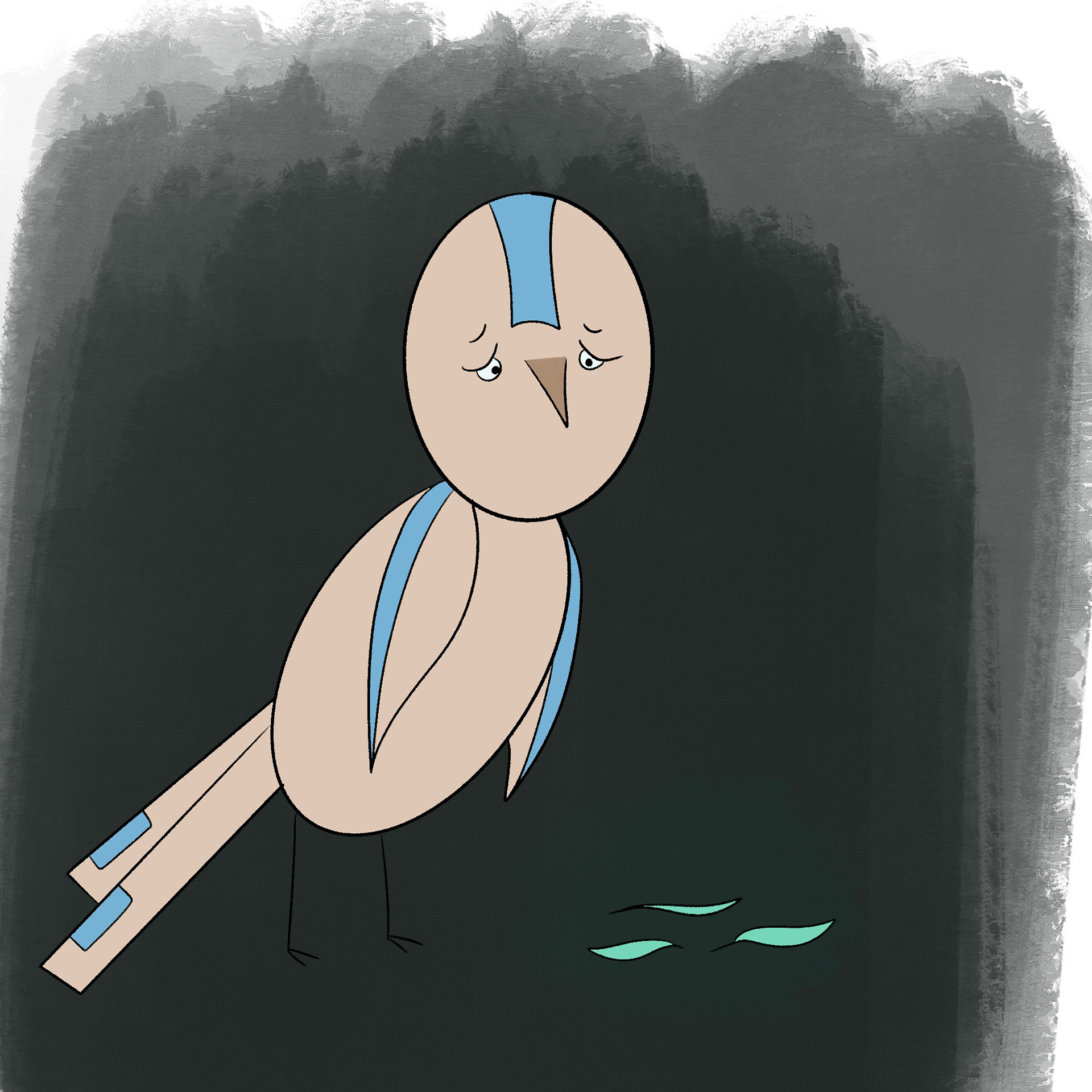 Character Design - Created for ' The jay and the peacock' Children's Picture Book - Medium: Procreate