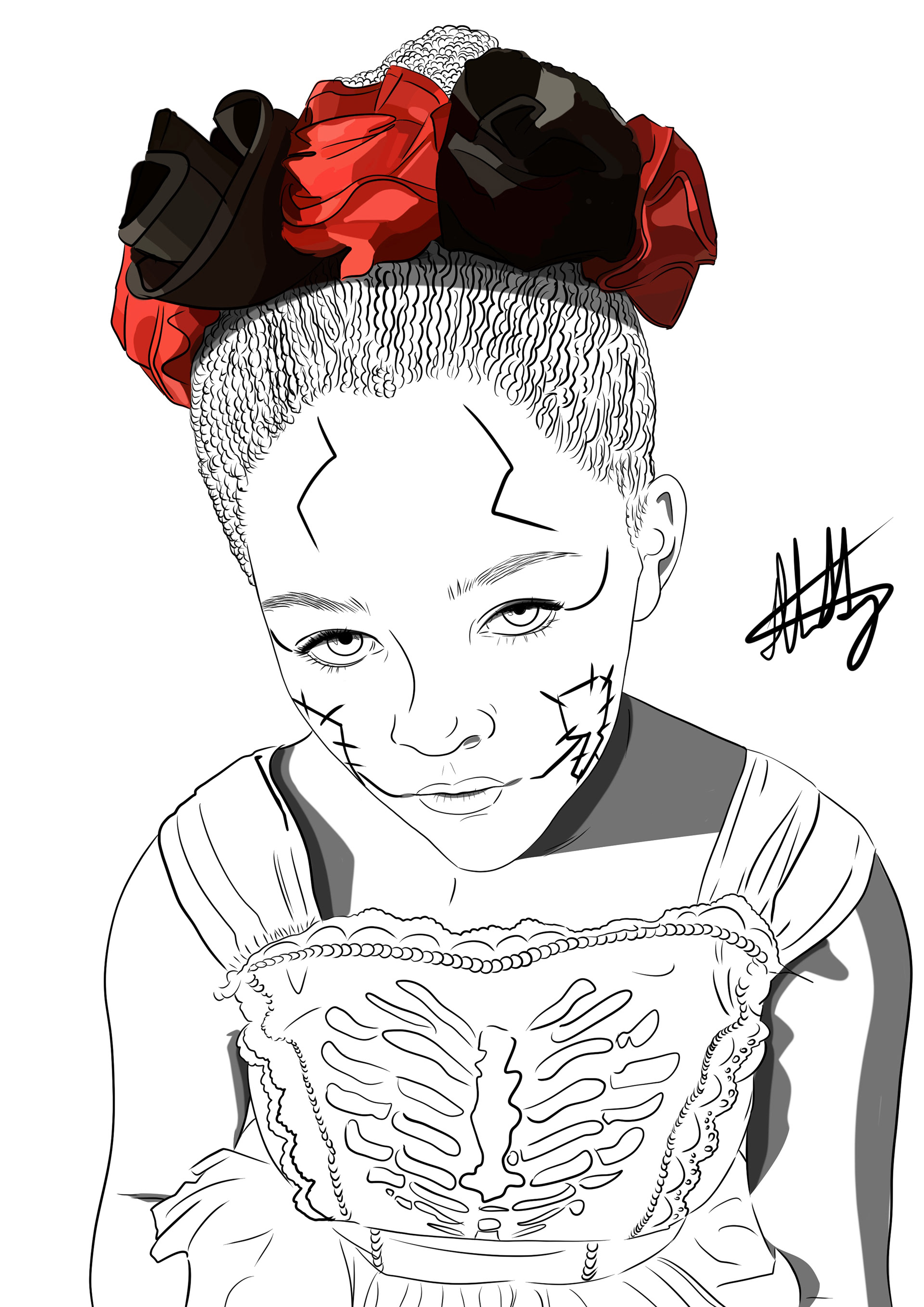 Portrait - Commission - Medium: Digital