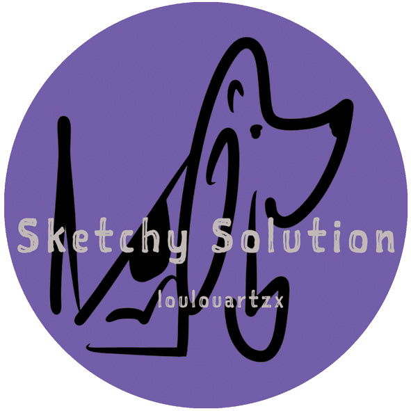 'Sketchy Solution' - Logo Design - Medium: Procreate