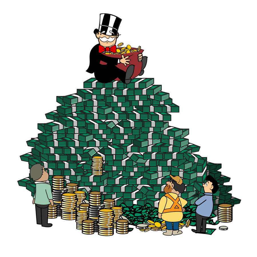 Inside the Mind of a Billionaire - Independent Illustration