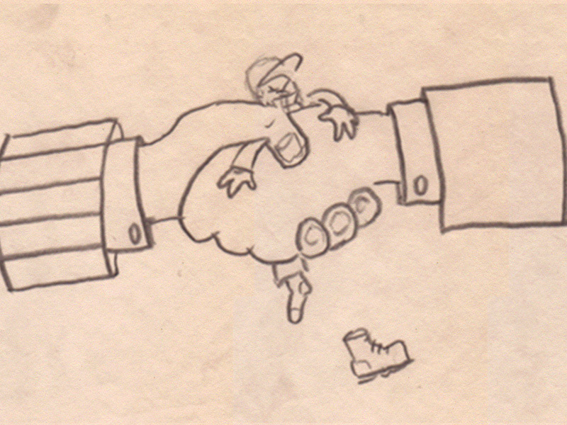Sketch for Panel Cartoon
