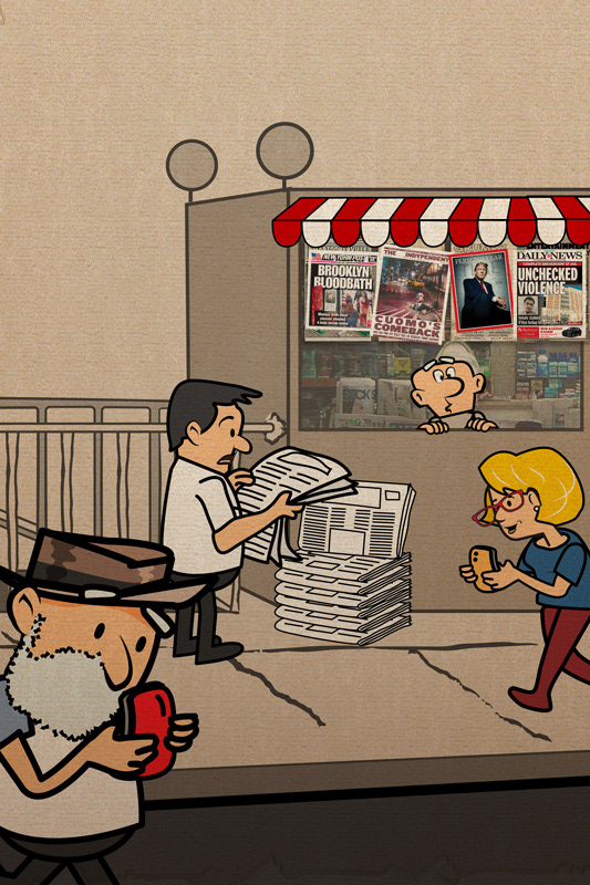 How we get our news.