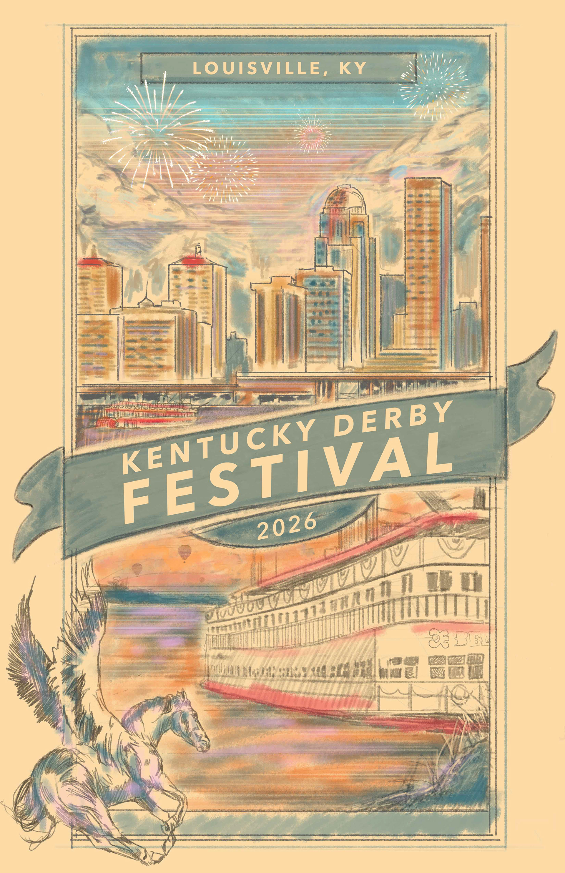 Official Kentucky Derby Festival Poster | 2026