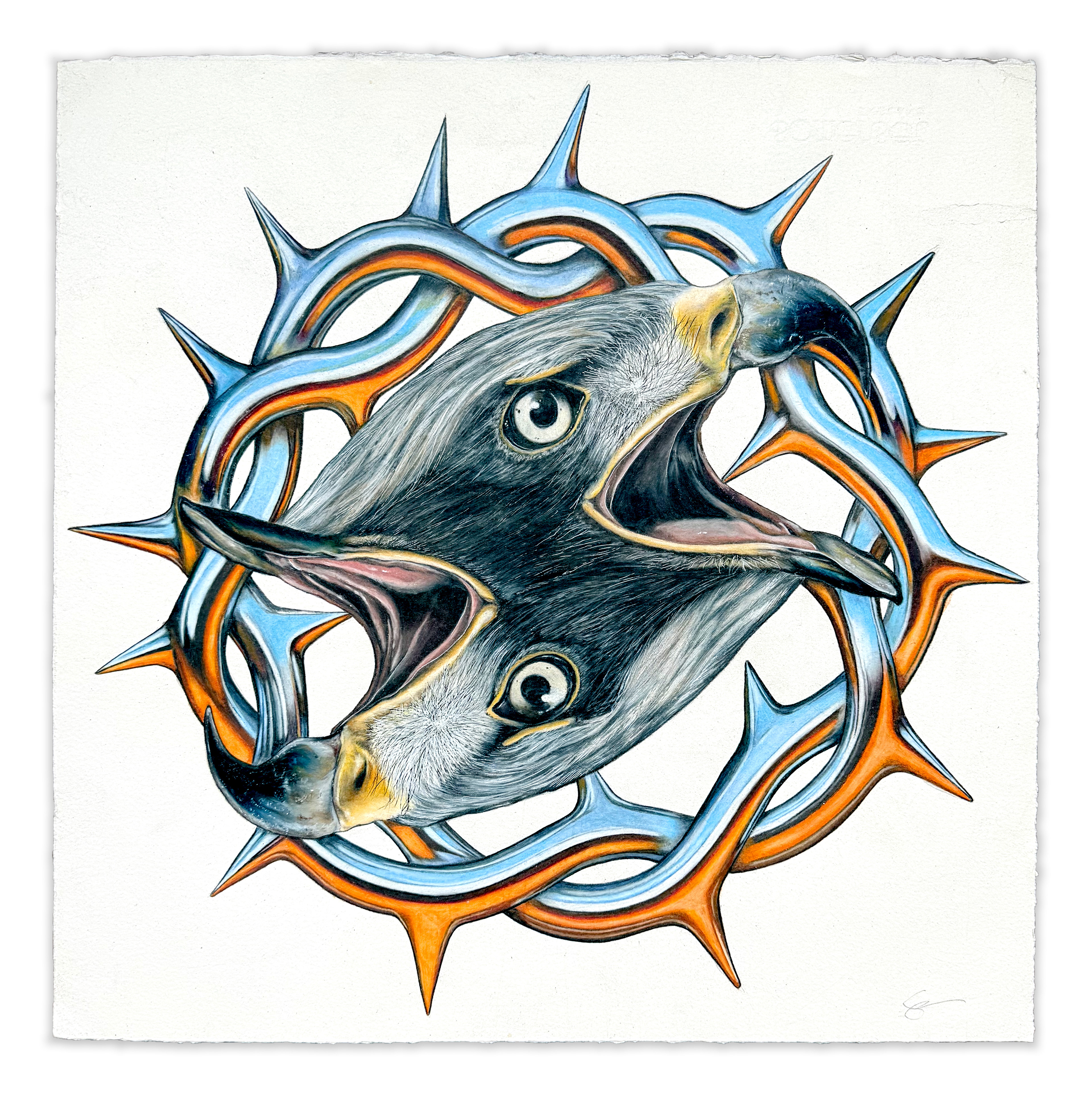 Nesting Thorns | 2025 | Mixed Media