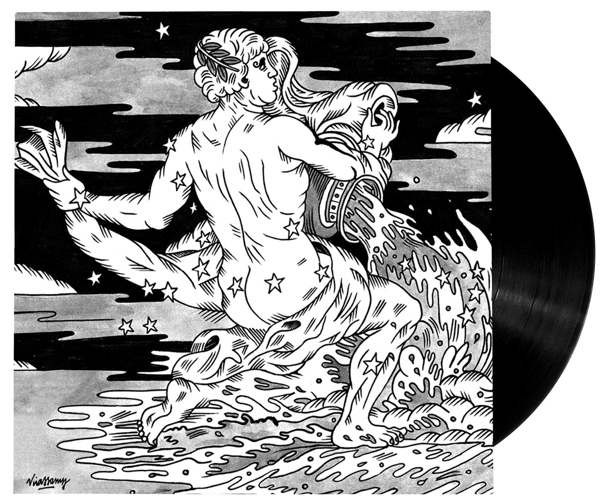 Example of vinyl illustrated by Virassamy