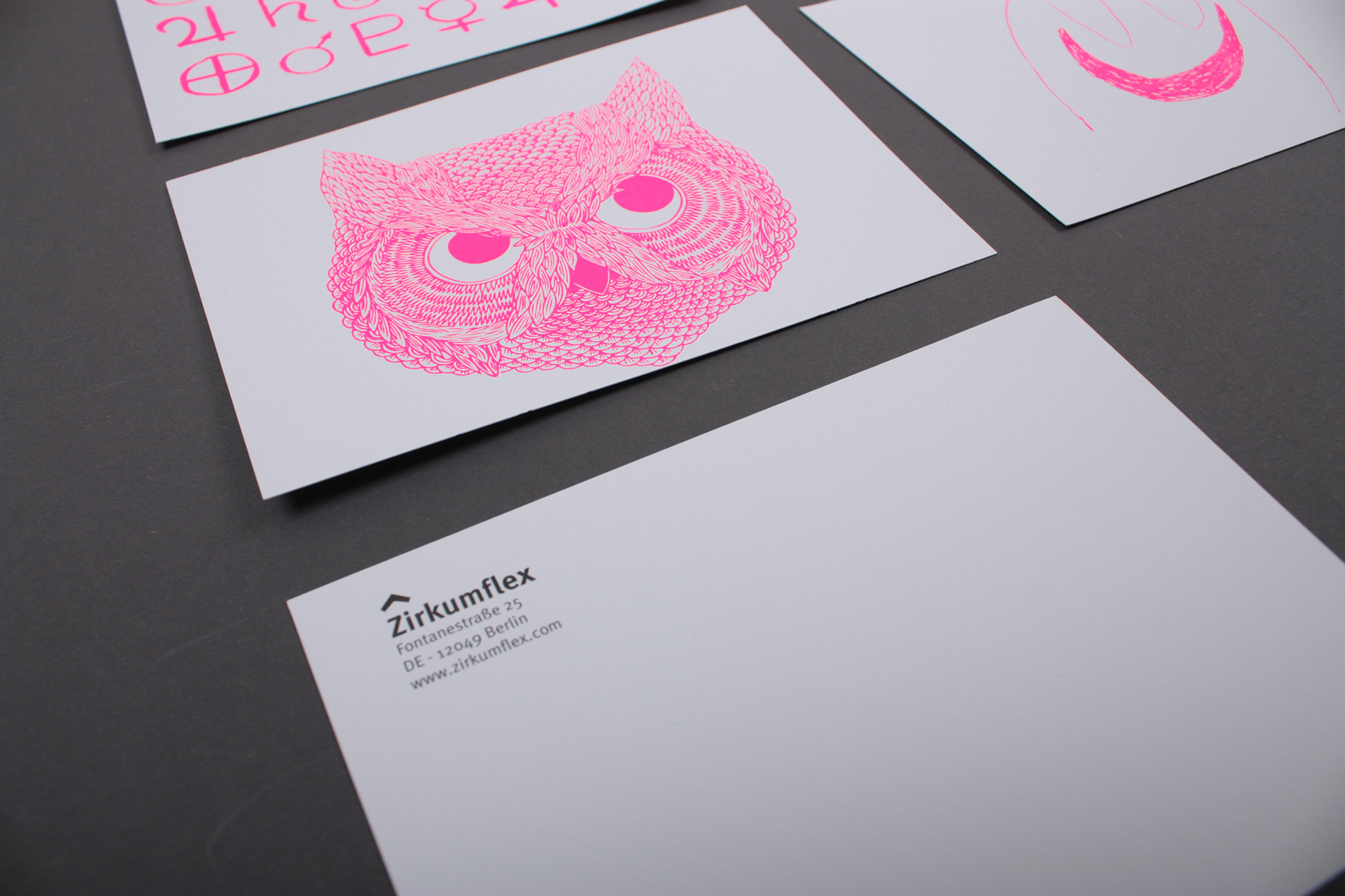 Greetings card, illustrated by Virassamy