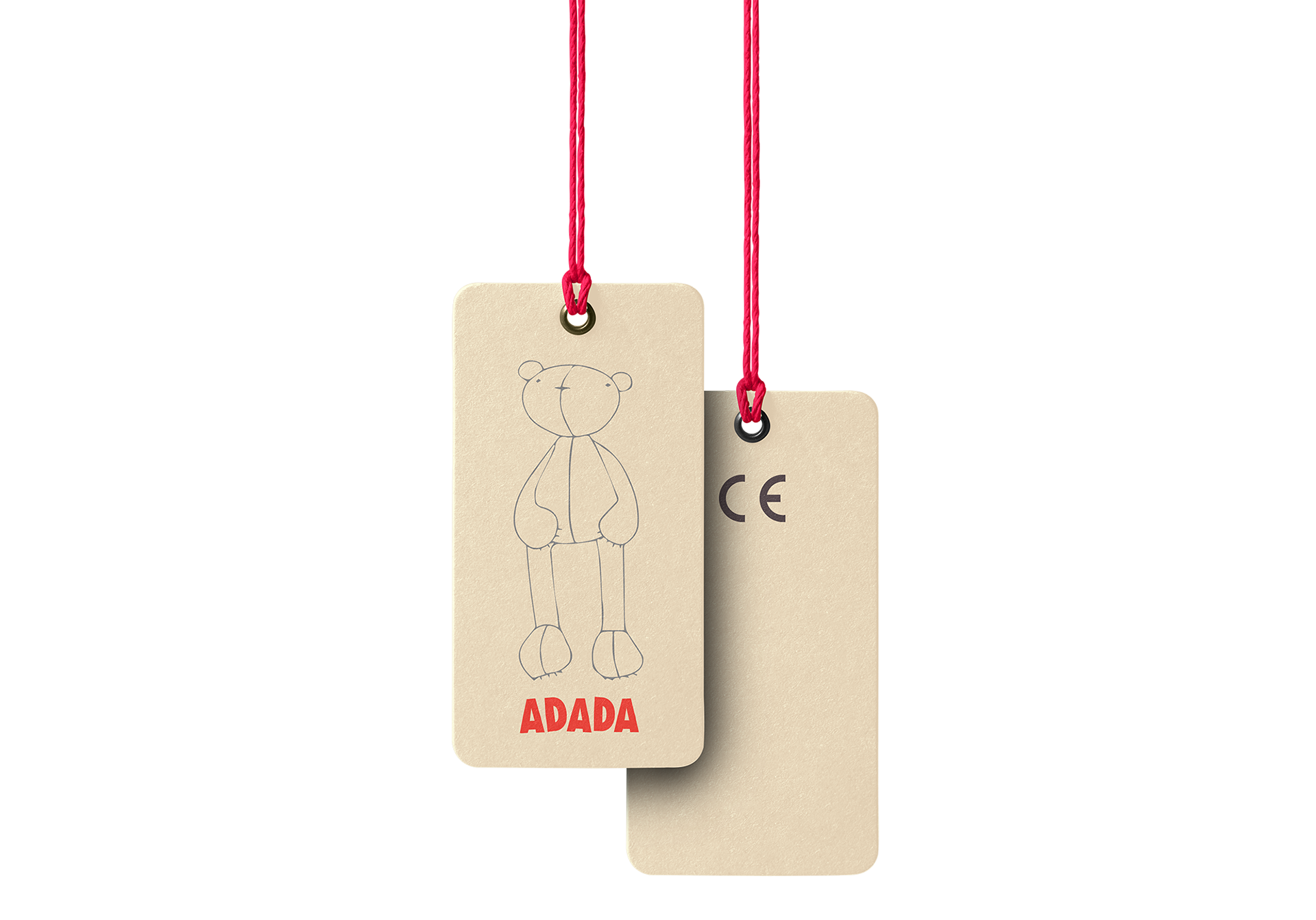 Adada cardboard labels
