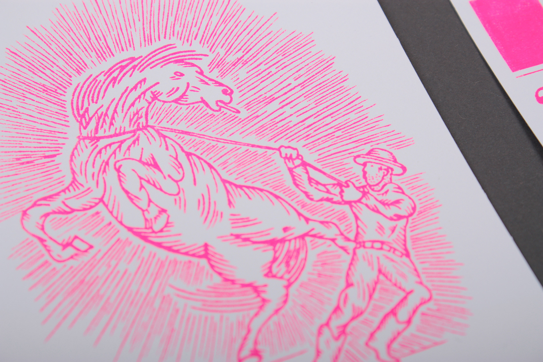 Close up greetings card, illustrated by Virassamy