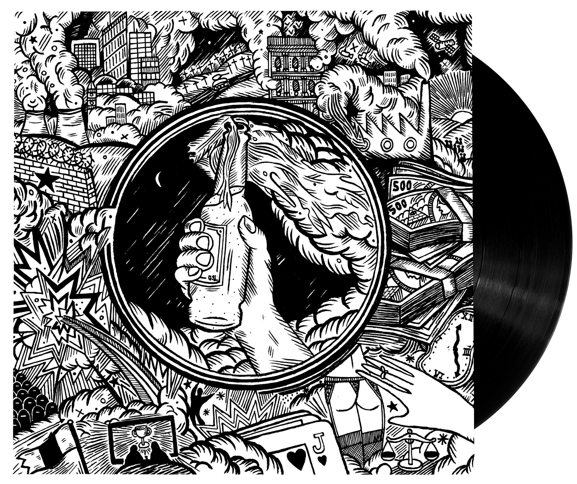 Example of vinyl illustrated by Virassamy