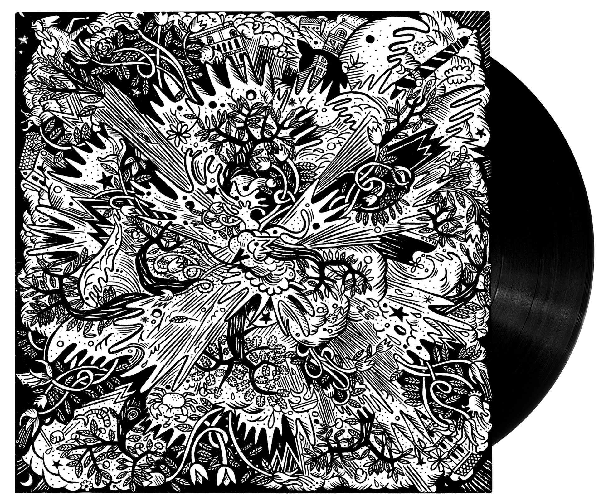 Example of vinyl illustrated by Virassamy